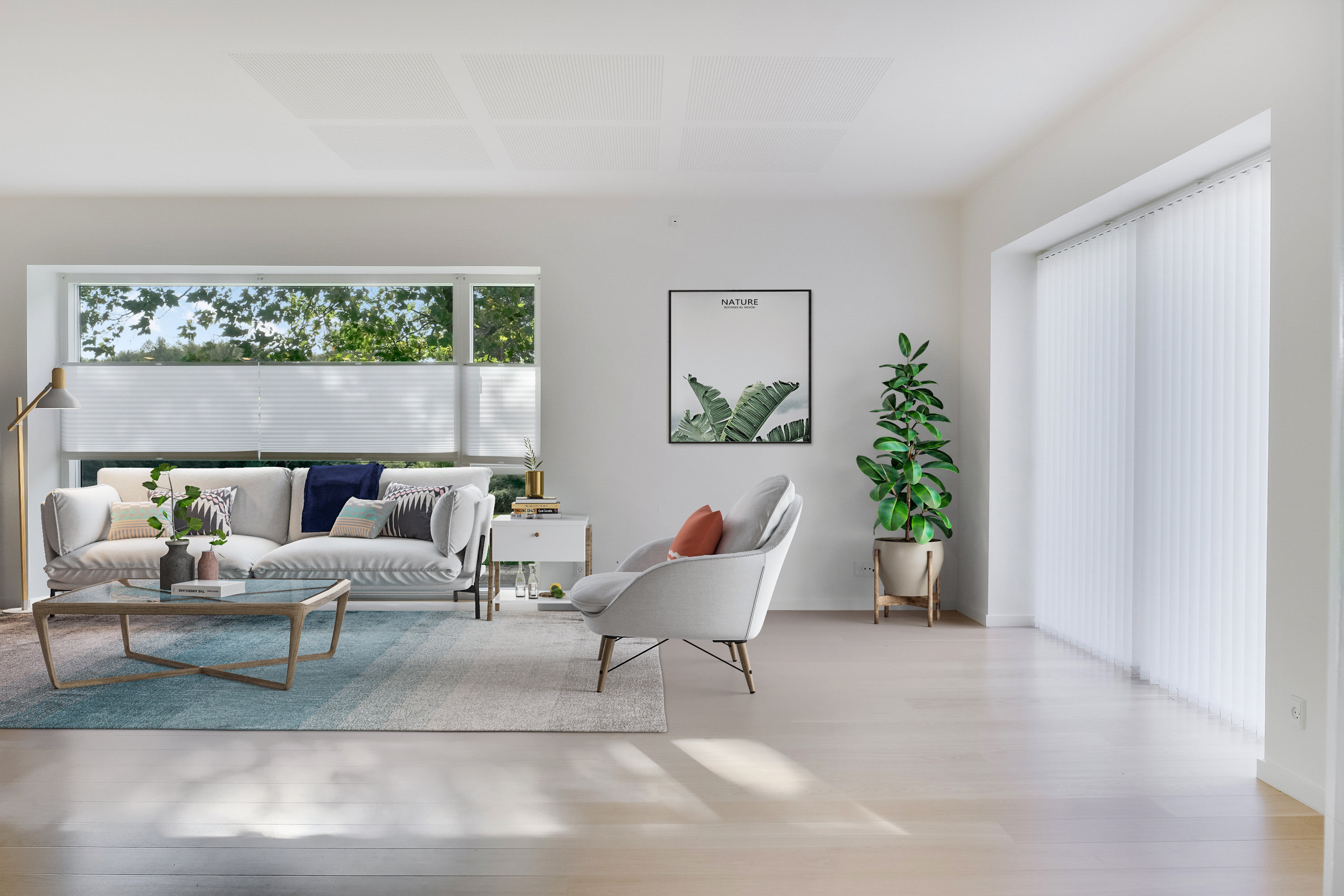 Fremhævet stue billede i fuldskærmstilstand. Billede af Ved Klinten 10, 5800 Nyborg