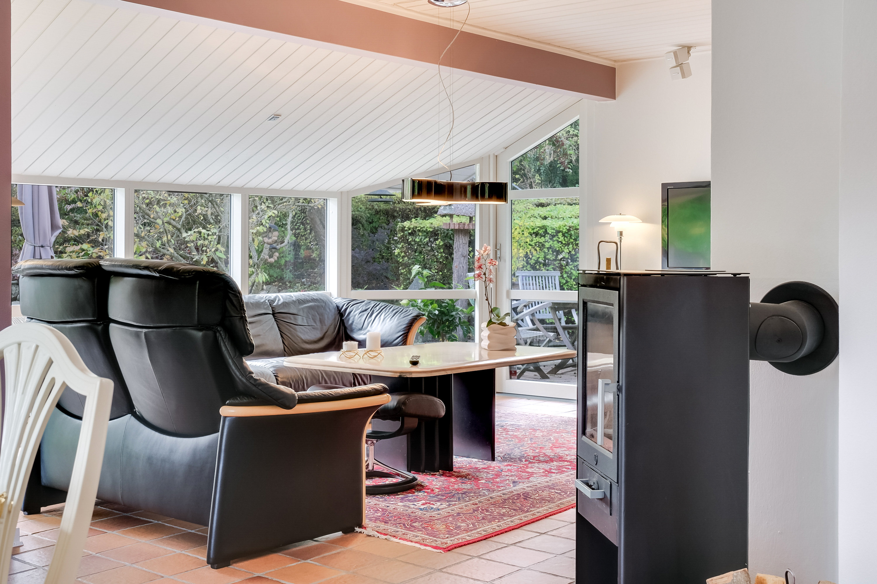 Fremhævet stue billede i fuldskærmstilstand. Billede af Skrænten 19, 5853 Ørbæk