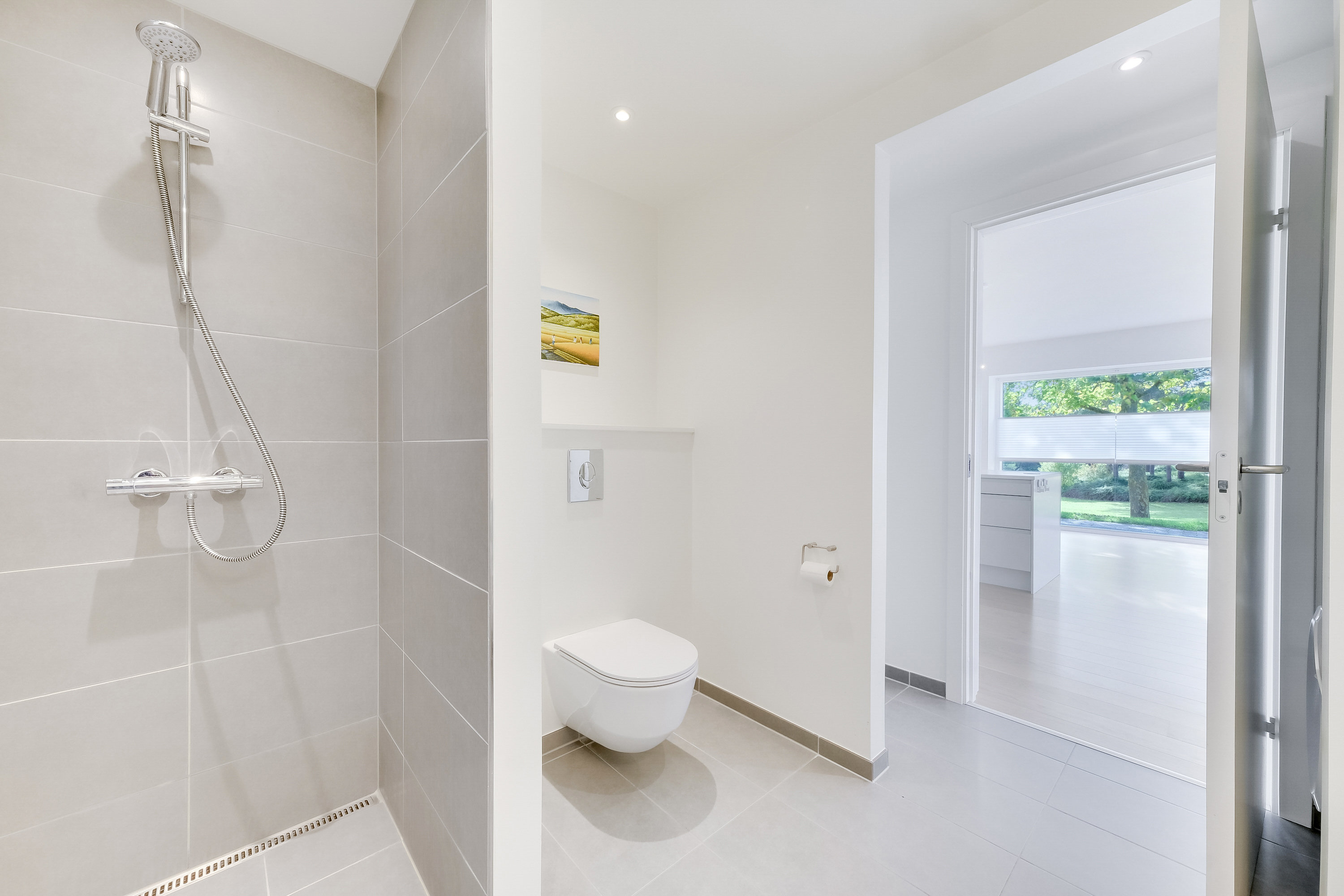 Fremhævet badeværelse billede i fuldskærmstilstand. Billede af Ved Klinten 10, 5800 Nyborg