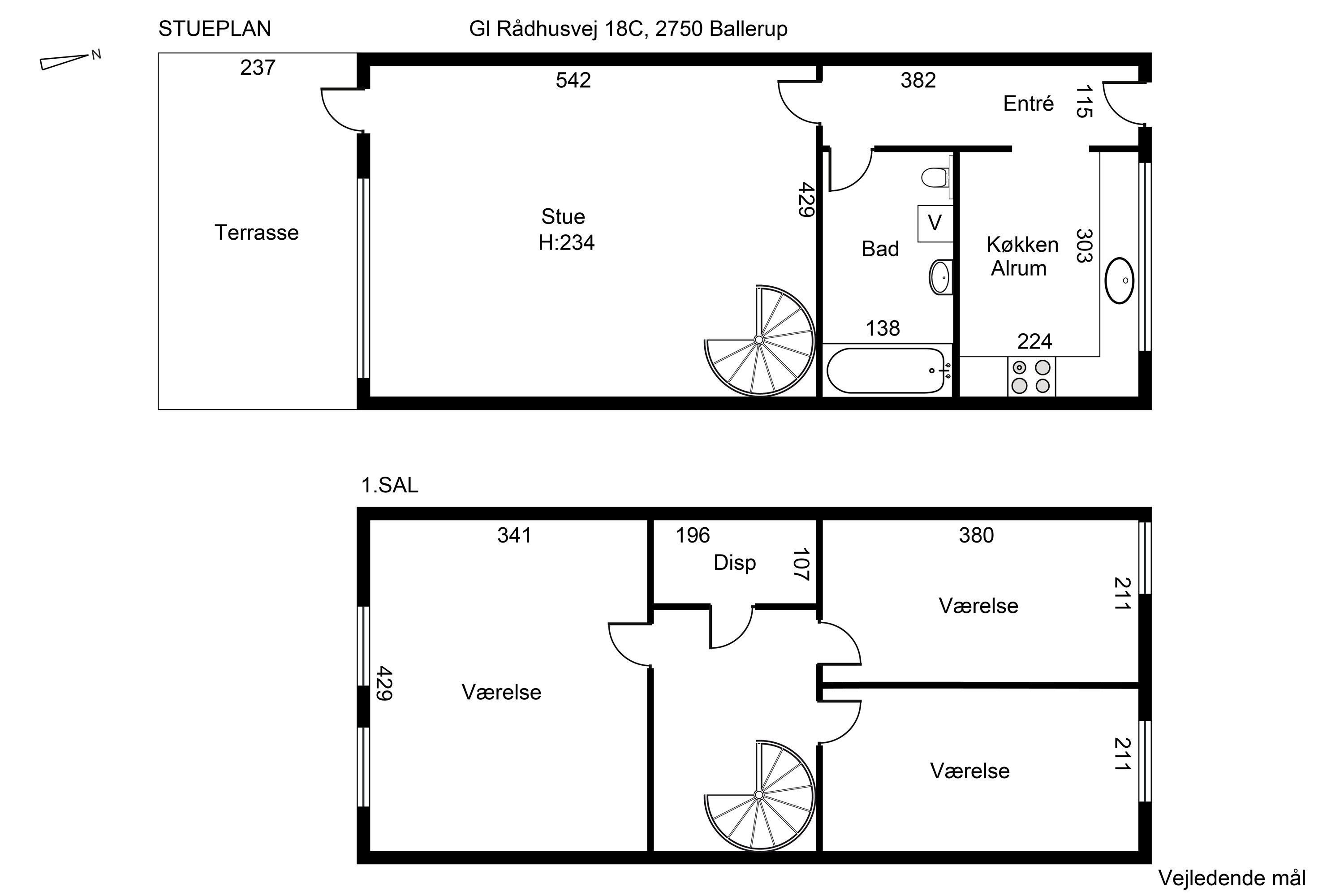 Plantegninger billede af Gl Rådhusvej 18C, 2750 Ballerup