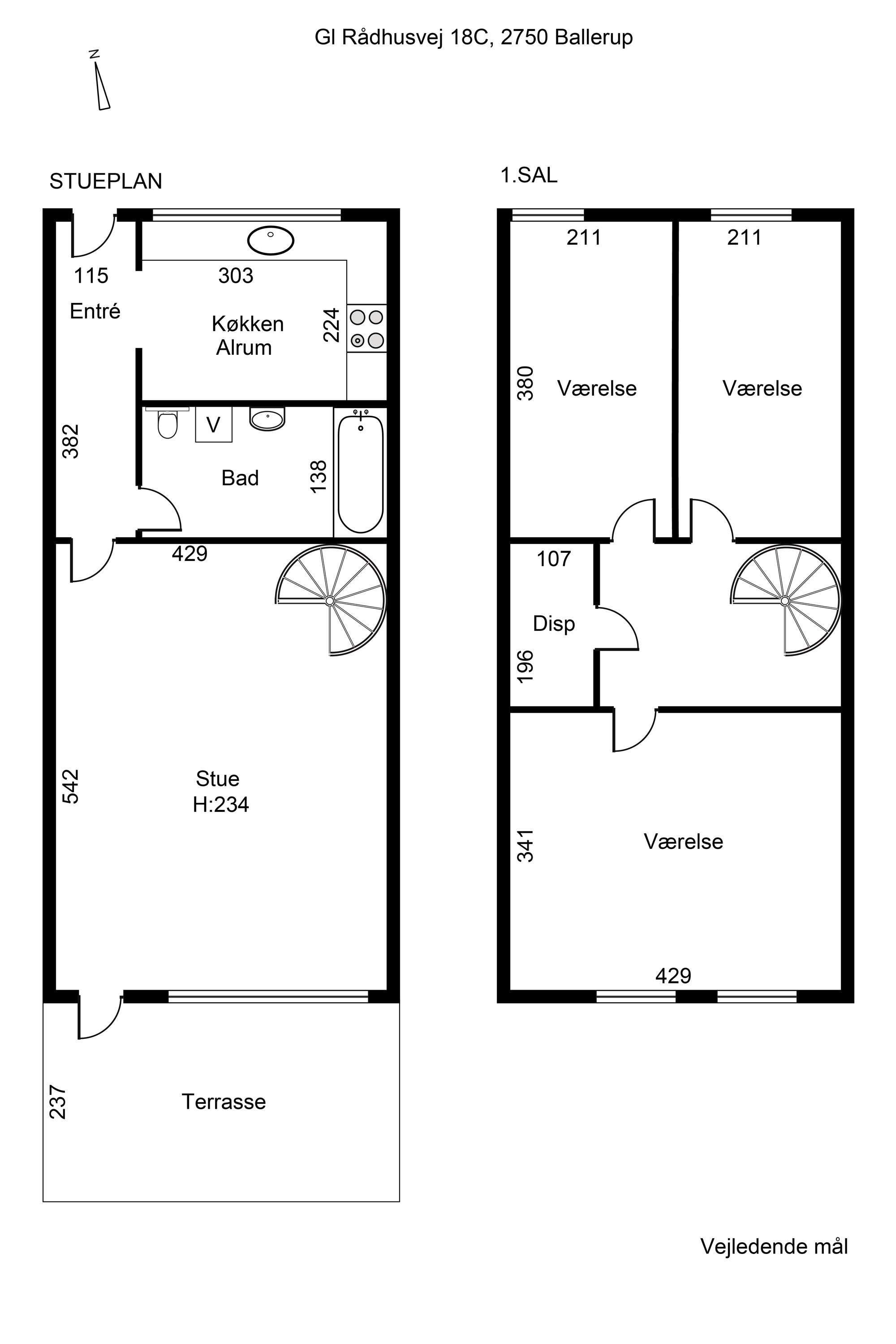 Plantegninger billede af Gl Rådhusvej 18C, 2750 Ballerup