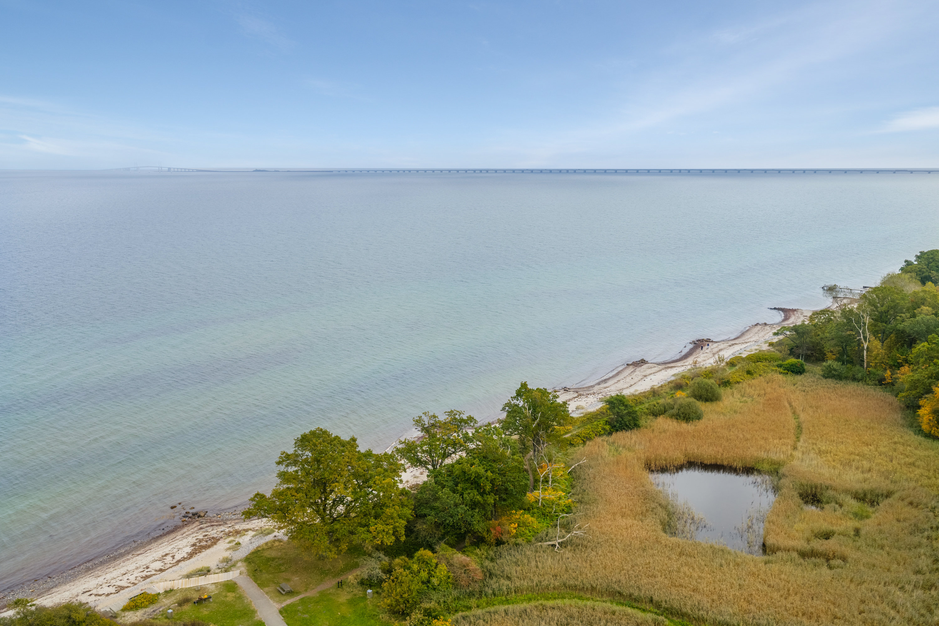 Fremhævet luftfoto billede i fuldskærmstilstand. Billede af Ved Klinten 10, 5800 Nyborg