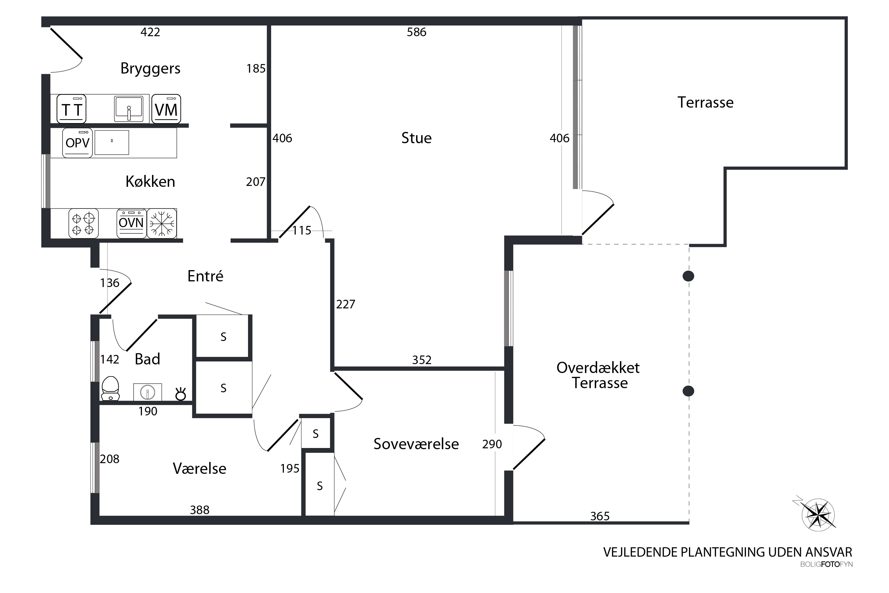 Plantegninger billede af Rolf Krakes Vænge 16, 5800 Nyborg