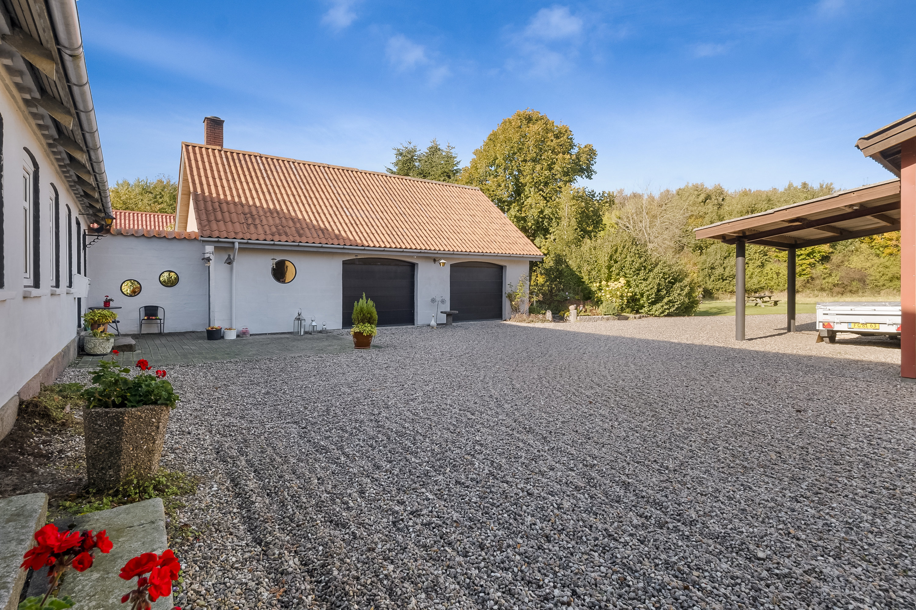 Fremhævet facade billede i fuldskærmstilstand. Billede af Pårupvej 20, Skellerup, 5540 Ullerslev