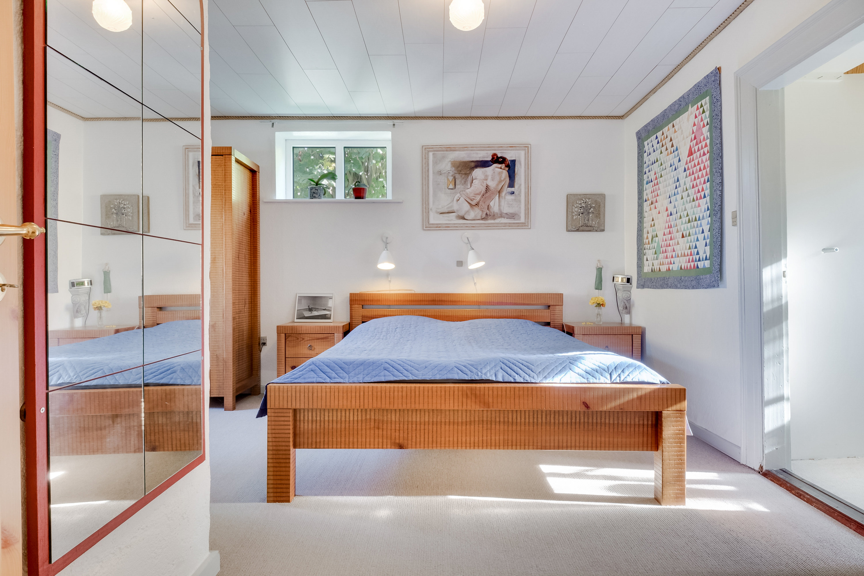 Fremhævet soveværelse billede i fuldskærmstilstand. Billede af Pårupvej 20, Skellerup, 5540 Ullerslev