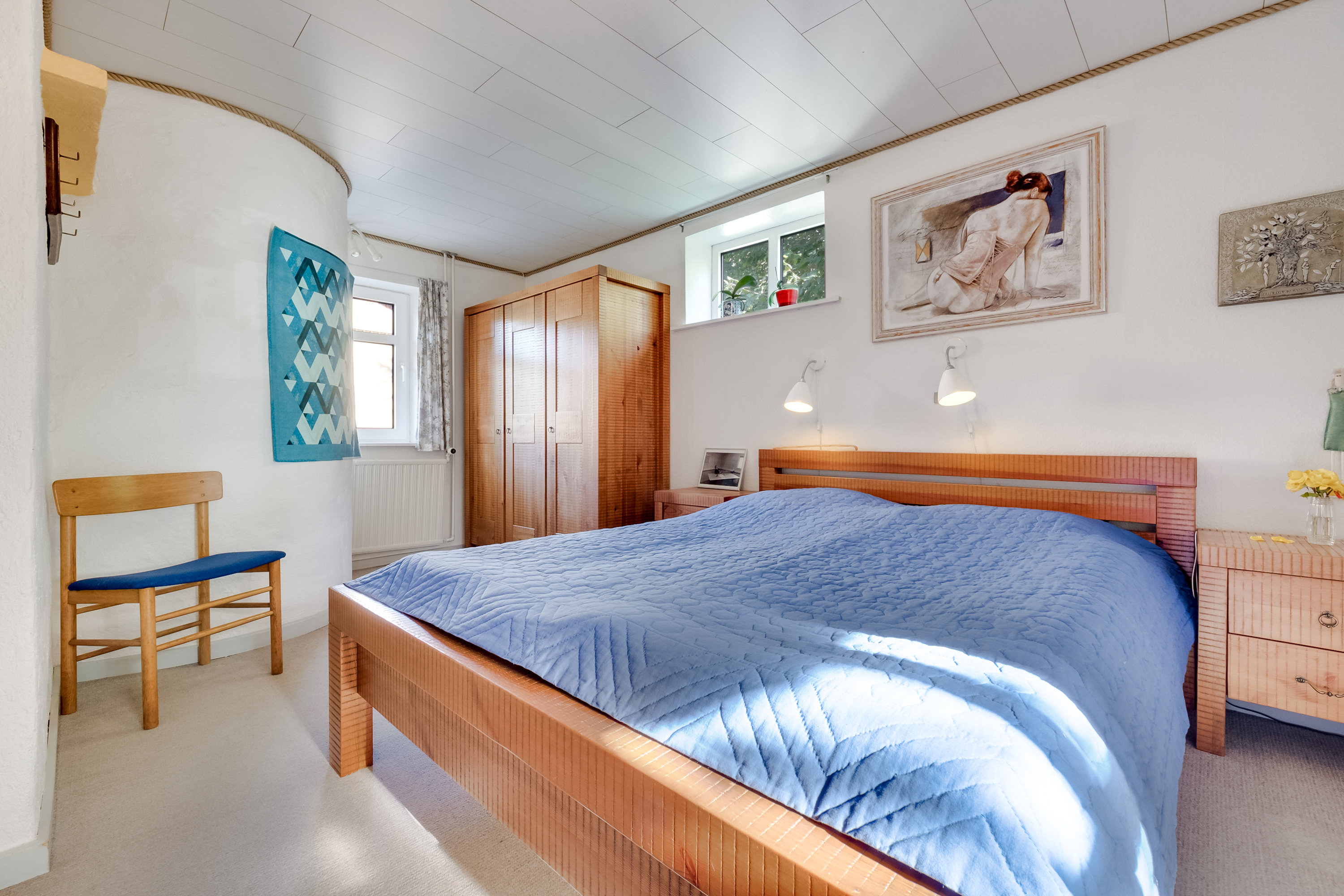 Fremhævet soveværelse billede i fuldskærmstilstand. Billede af Pårupvej 20, Skellerup, 5540 Ullerslev