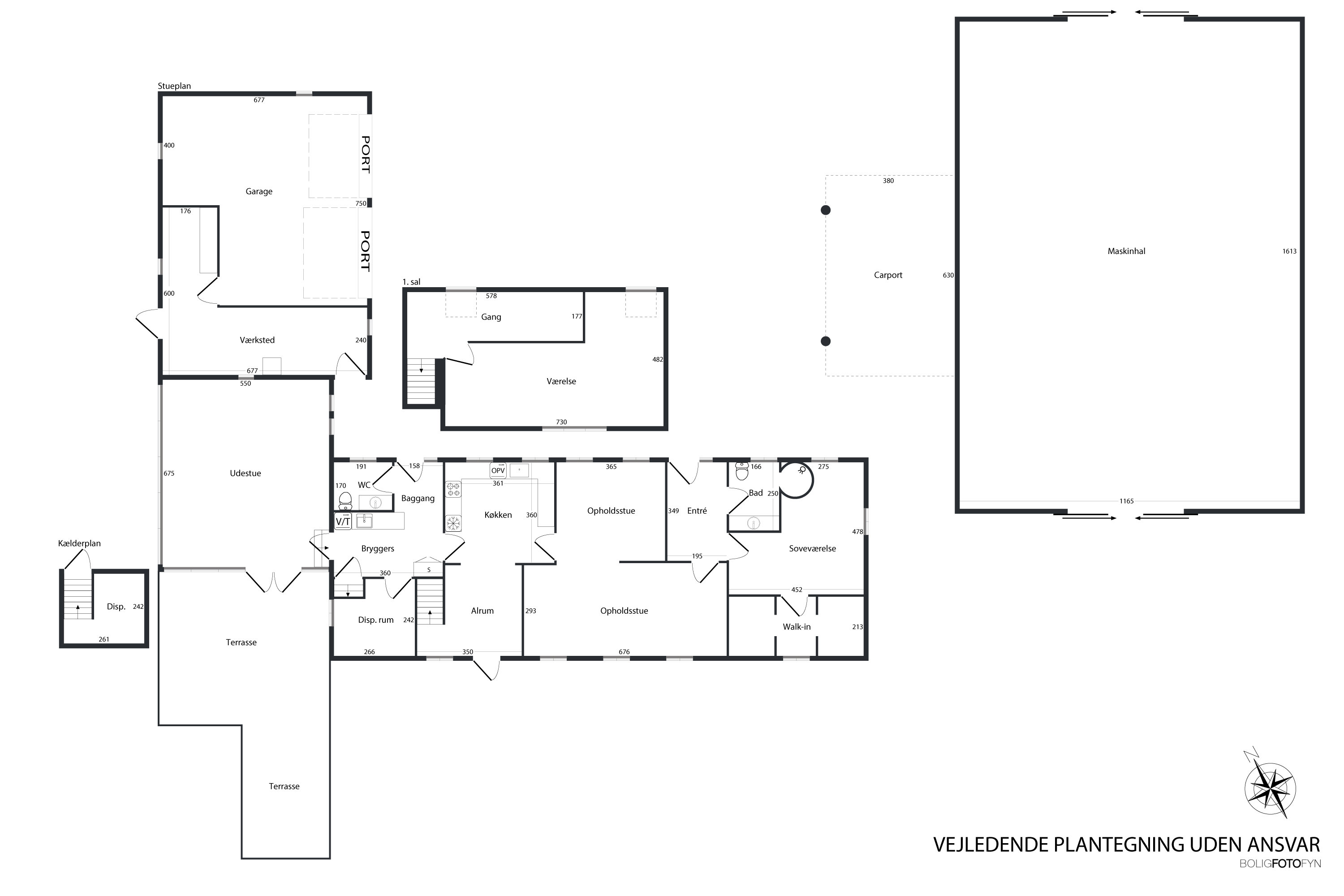 Plantegninger billede af Pårupvej 20, Skellerup, 5540 Ullerslev