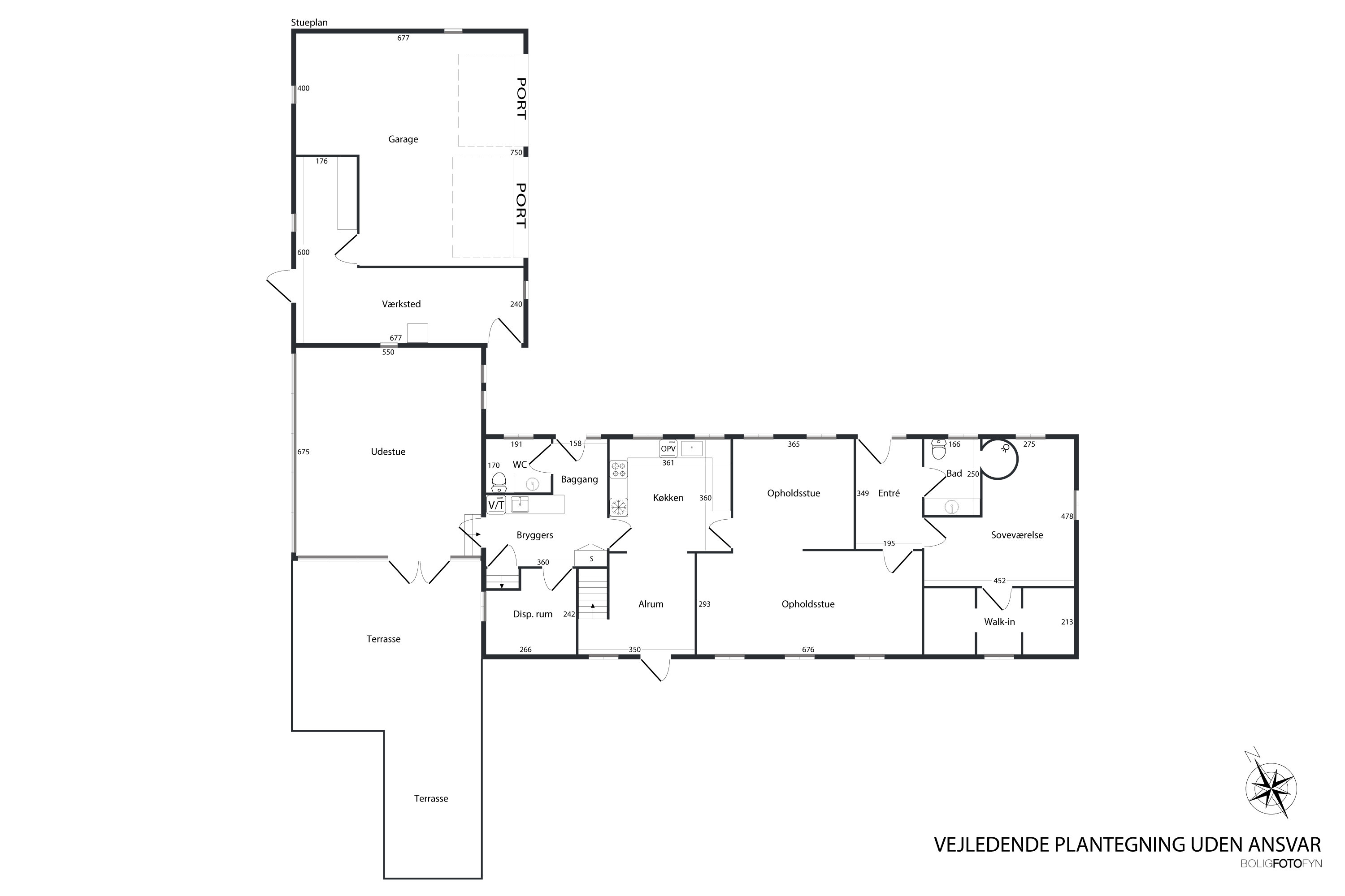 Plantegninger billede af Pårupvej 20, Skellerup, 5540 Ullerslev
