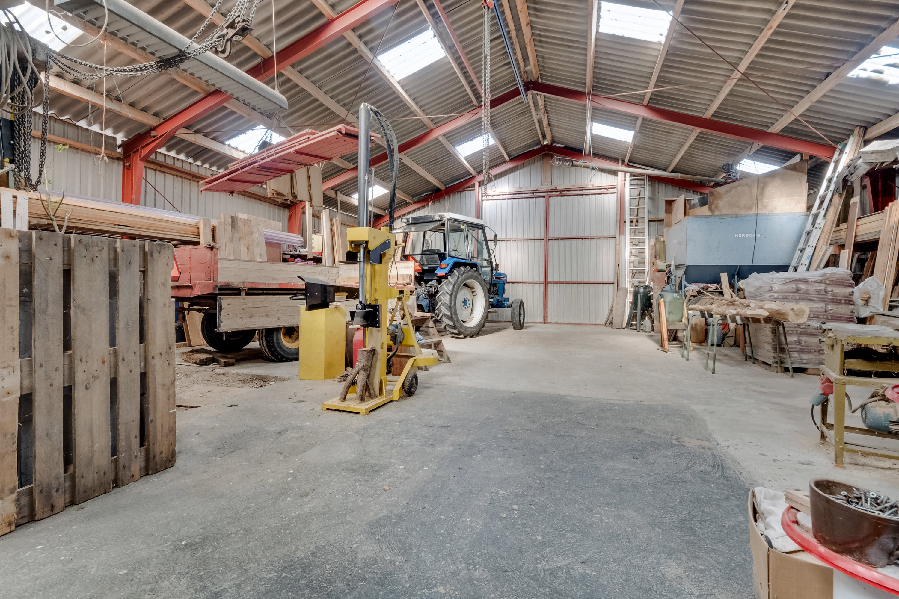 Fremhævet maskinhus billede i fuldskærmstilstand. Billede af Pårupvej 20, Skellerup, 5540 Ullerslev