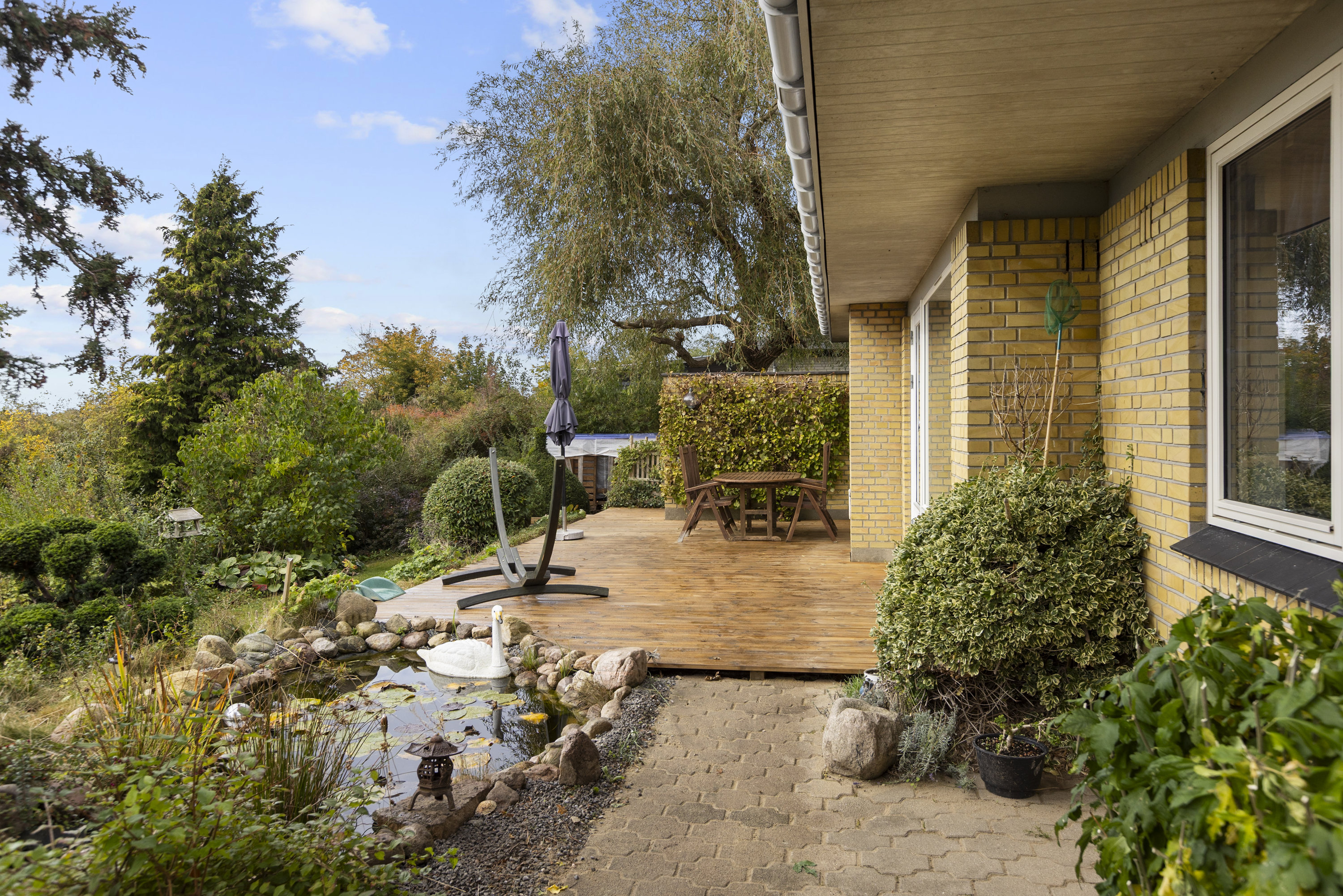 Fremhævet terrasse billede i fuldskærmstilstand. Billede af Munkebakken 53, 4400 Kalundborg