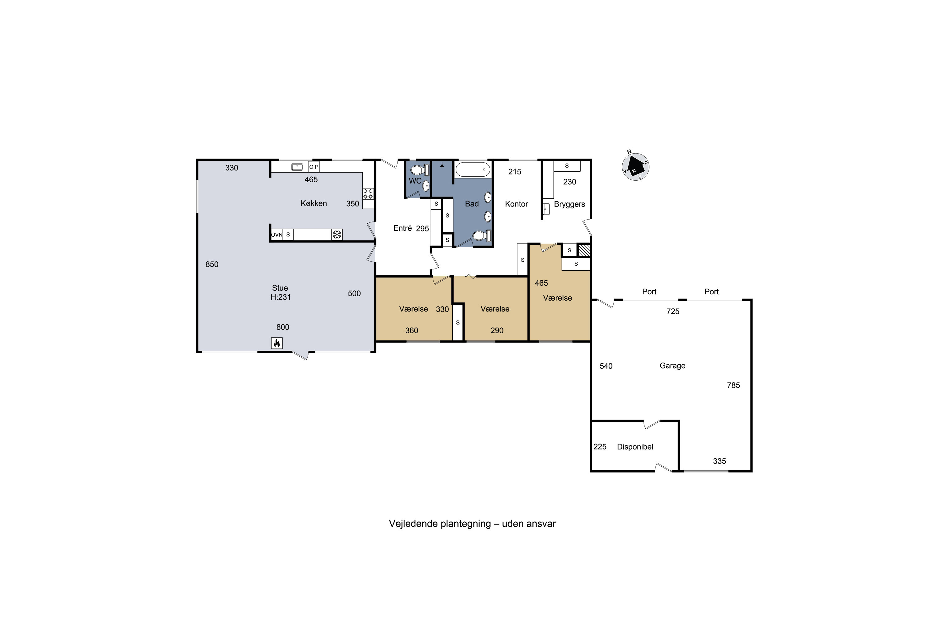 Plantegninger billede af Munkebakken 53, 4400 Kalundborg