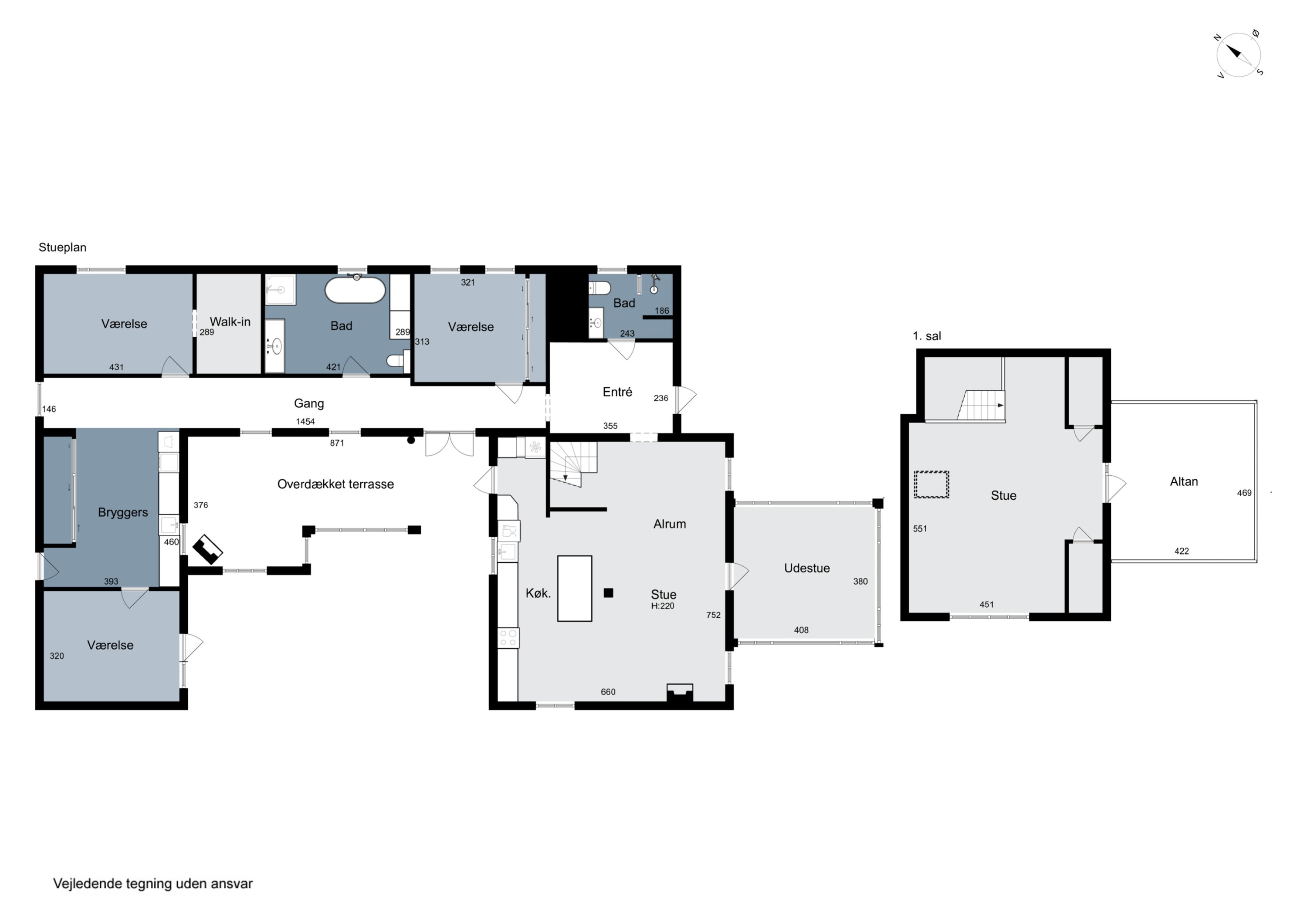 Plantegninger billede af Klostermøllevej 21, 7770 Vestervig