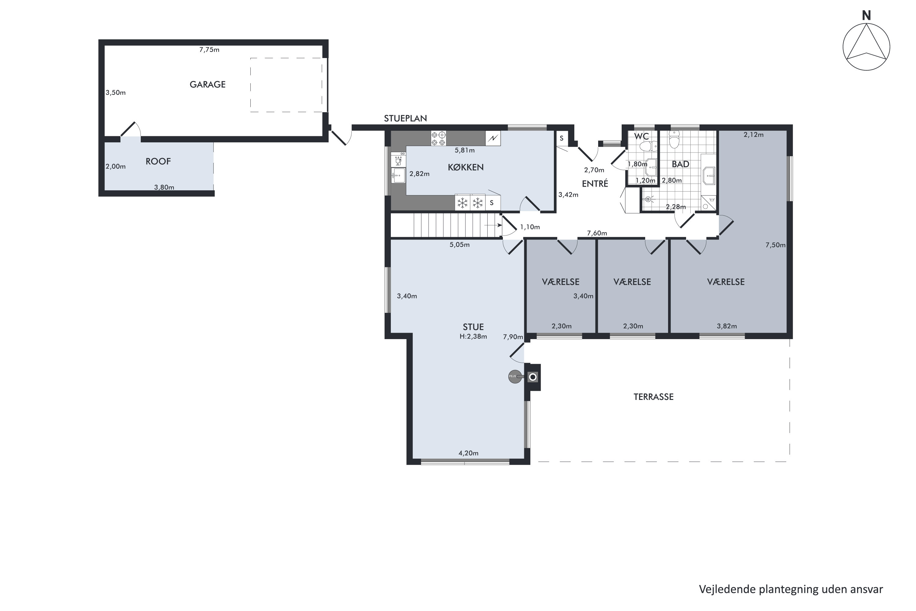 Plantegninger billede af Haarlem Alle 20, 2791 Dragør