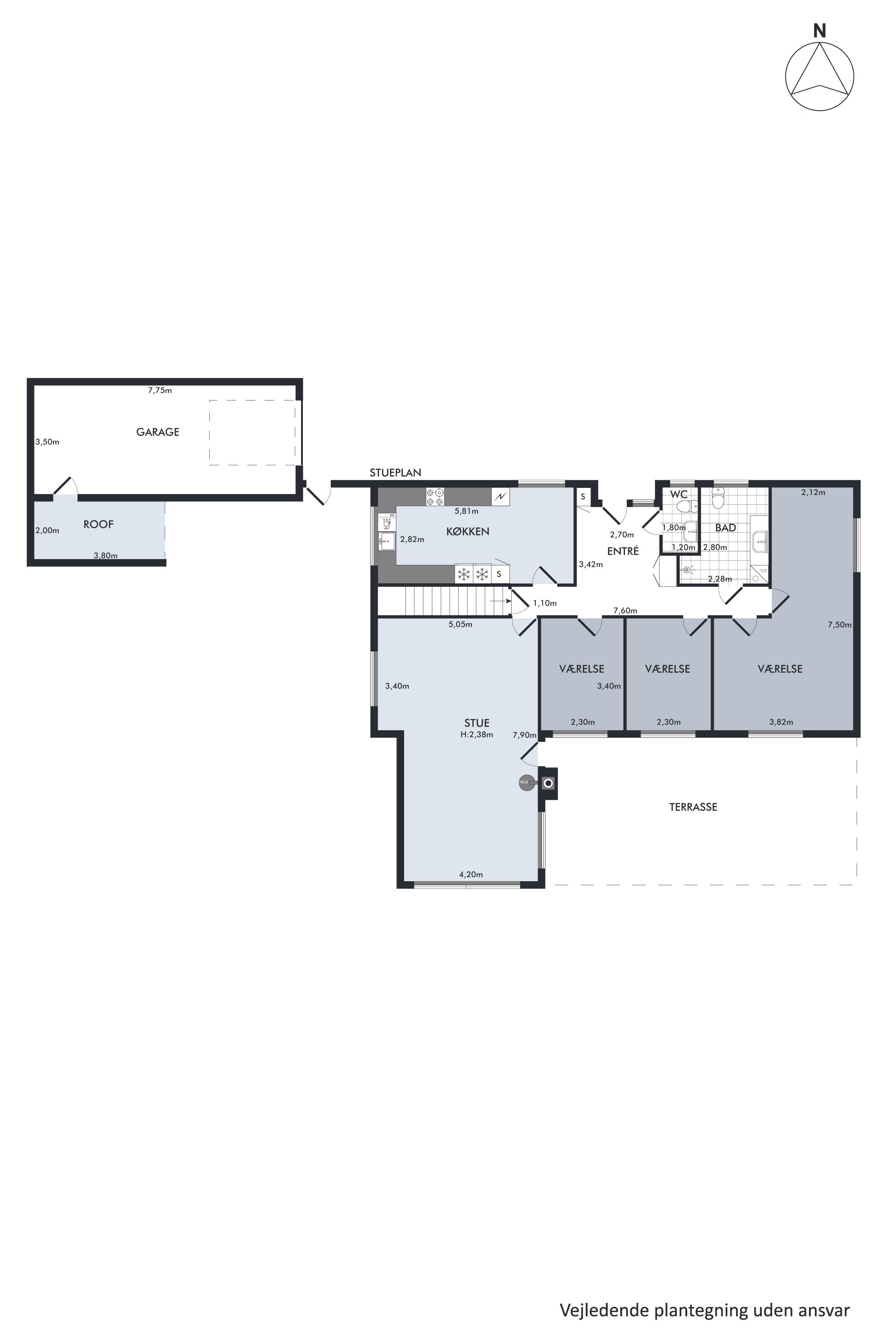 Plantegninger billede af Haarlem Alle 20, 2791 Dragør
