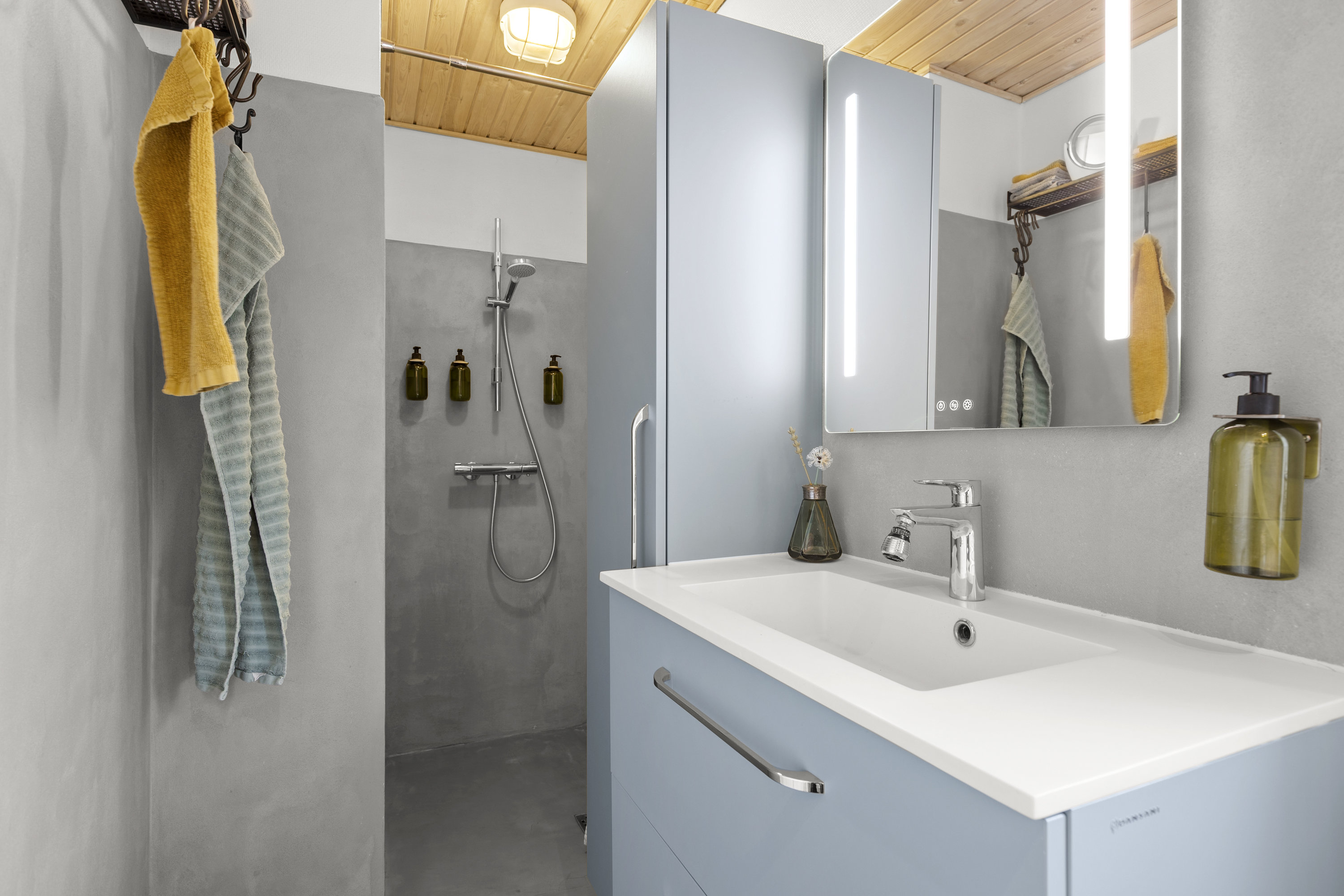 Fremhævet badeværelse billede i fuldskærmstilstand. Billede af Lyshøjvej 15, 4241 Vemmelev