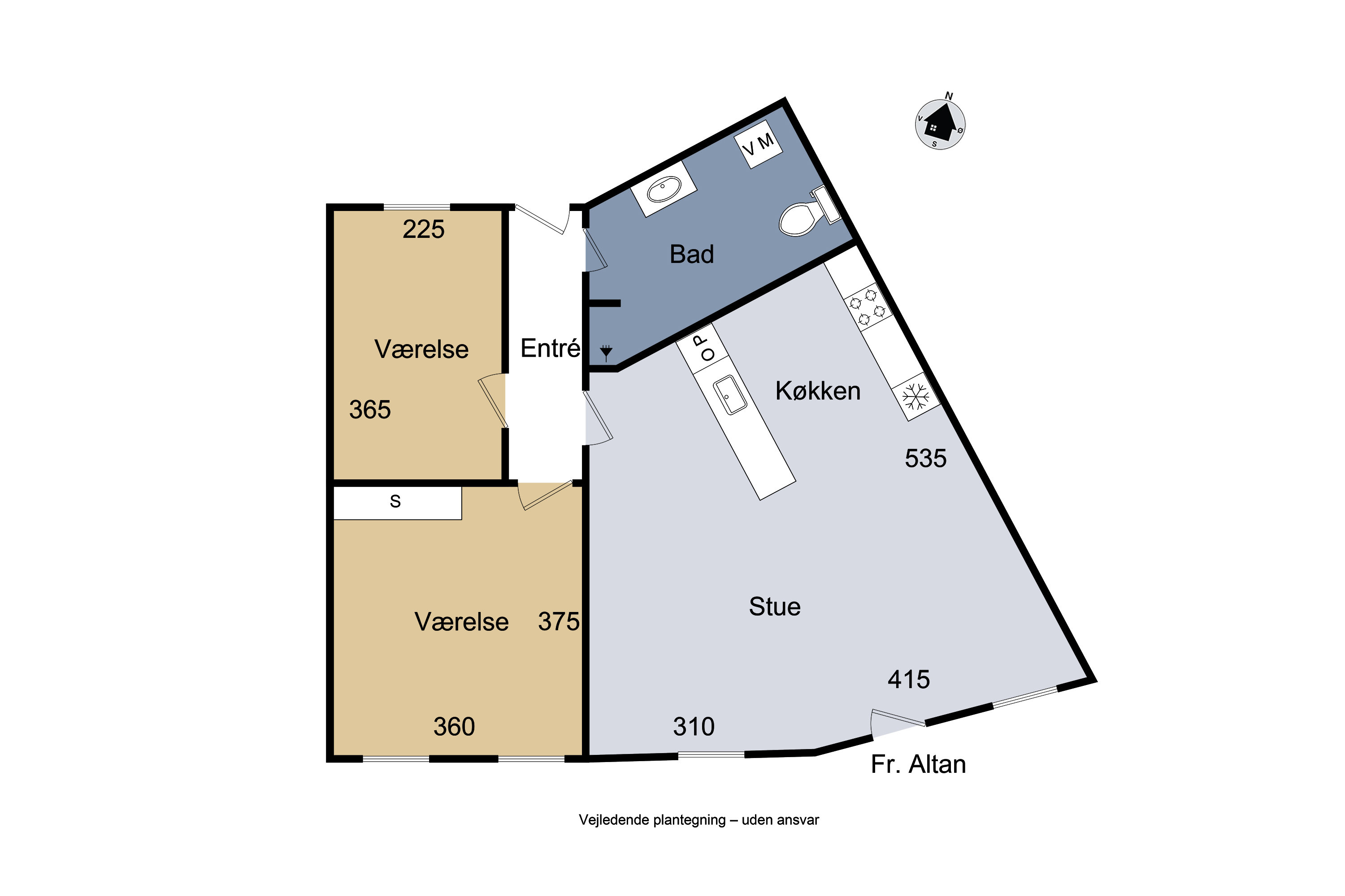 Plantegninger billede af Pilagervej 48, 4200 Slagelse