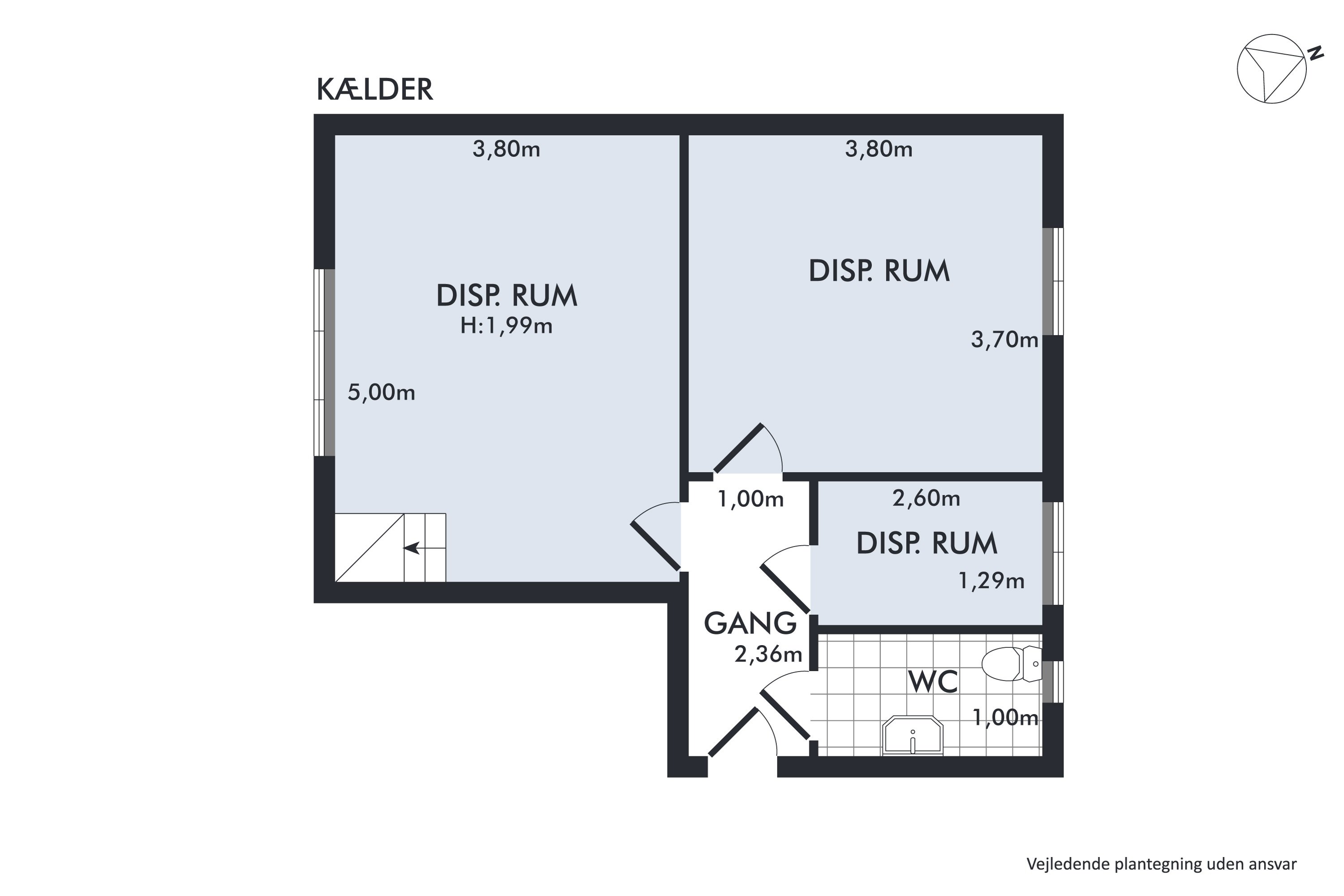 Plantegninger billede af Johan Wilmanns Vej 23, st.. tv., 2800 Kongens Lyngby