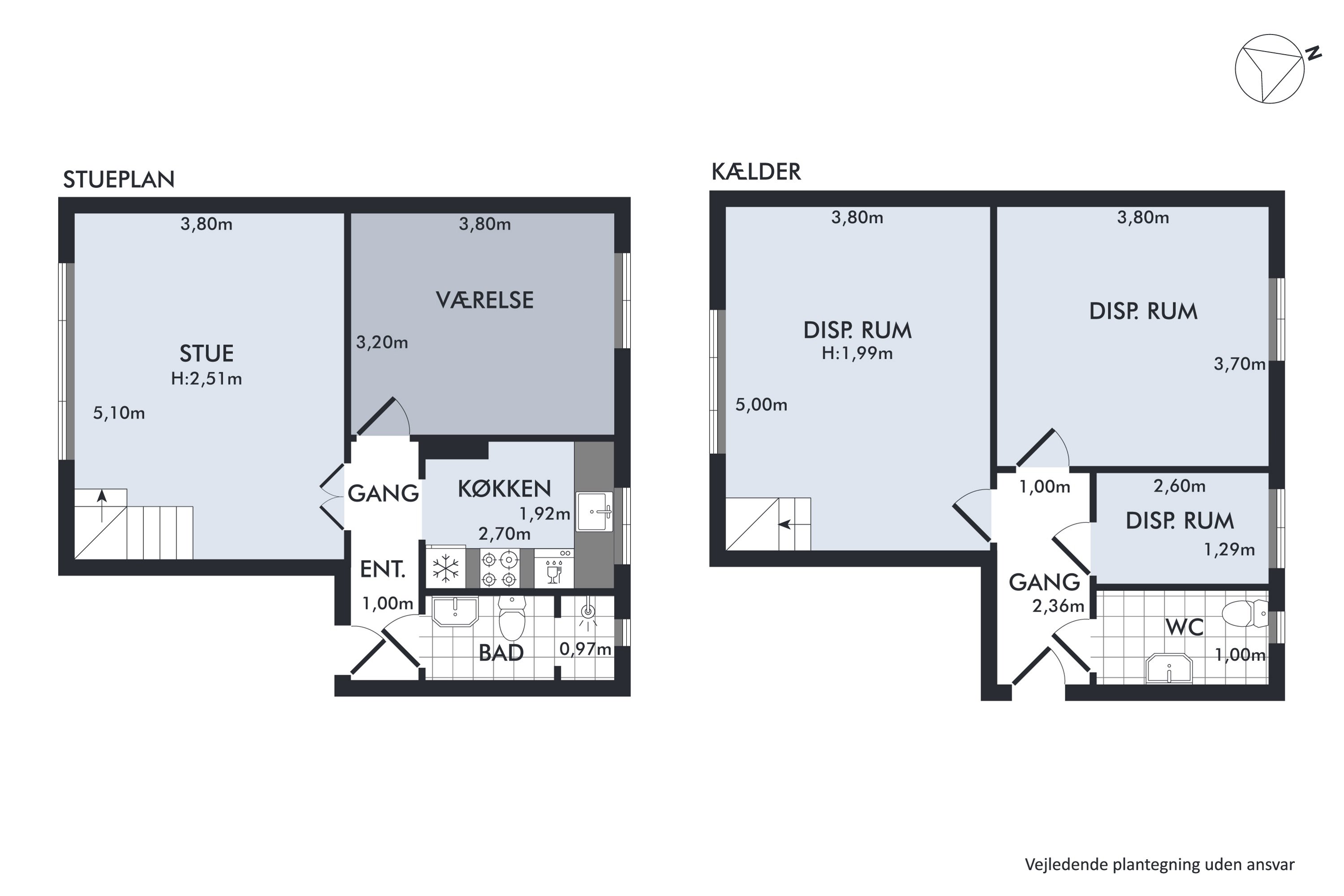 Plantegninger billede af Johan Wilmanns Vej 23, st.. tv., 2800 Kongens Lyngby