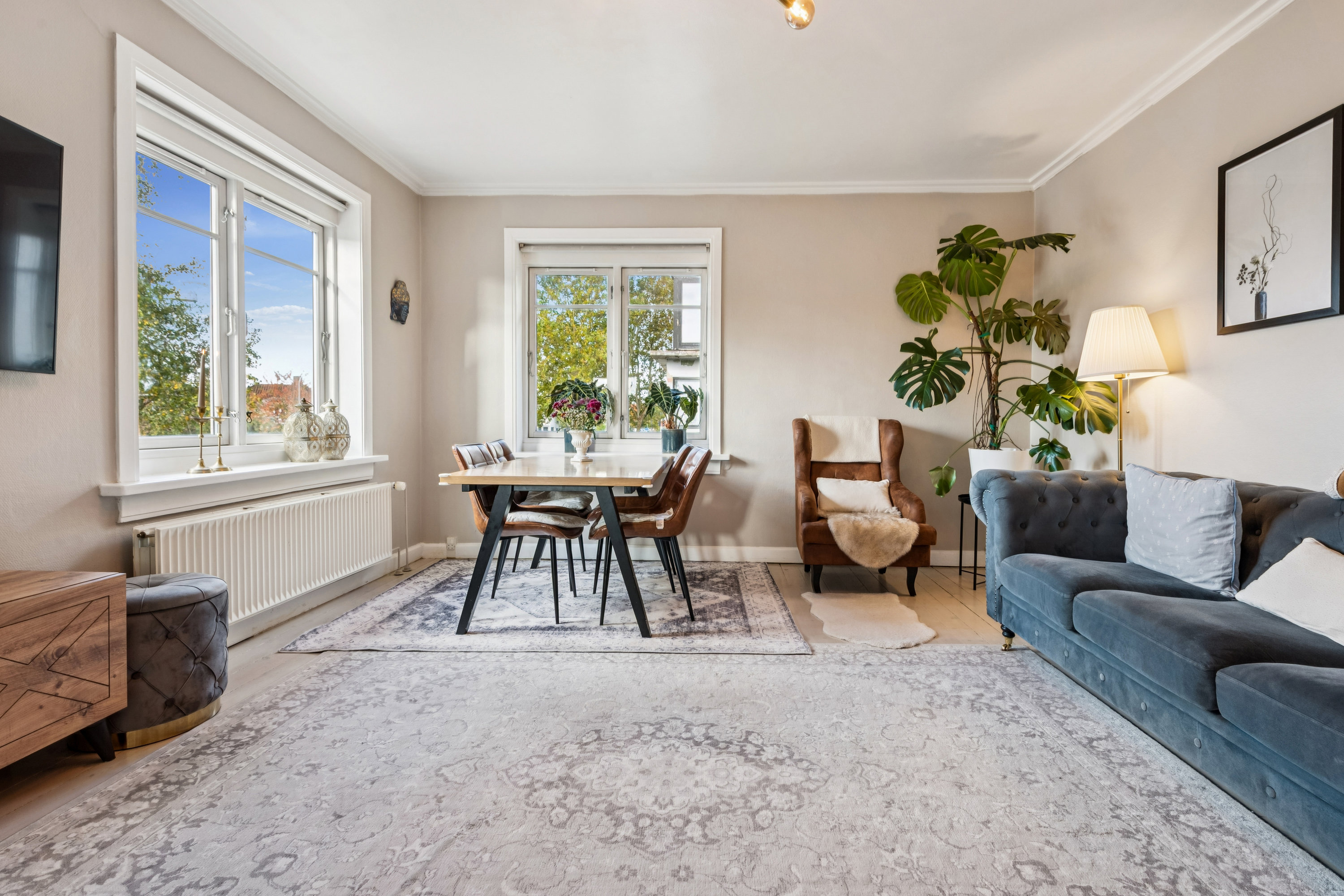 Fremhævet stue billede i fuldskærmstilstand. Billede af Buddinge Hovedgade 118, 1., 2860 Søborg