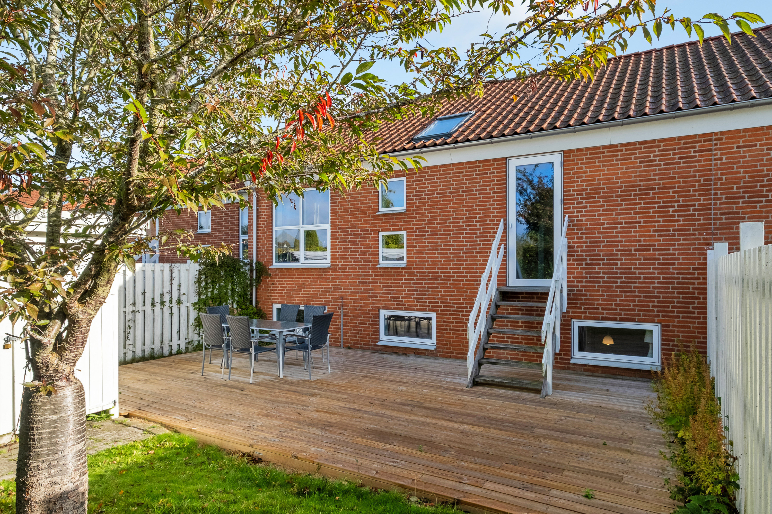 Andelsbolig: Facade p&#229; Majsmarken 118, 8520 Lystrup