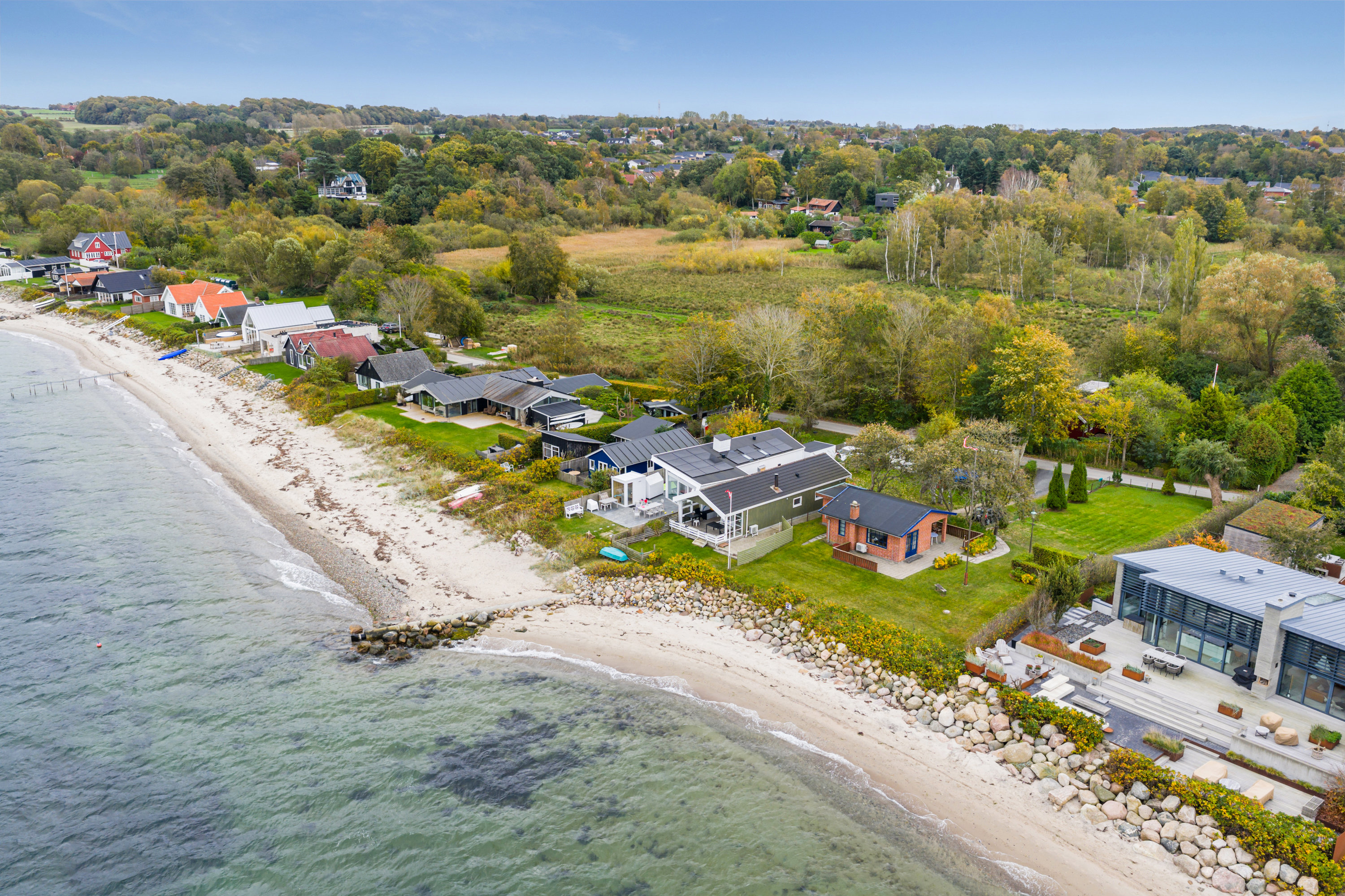 Miniaturebillede 1: luftfoto. Billede af Dæmningen 3, Strib, 5500 Middelfart