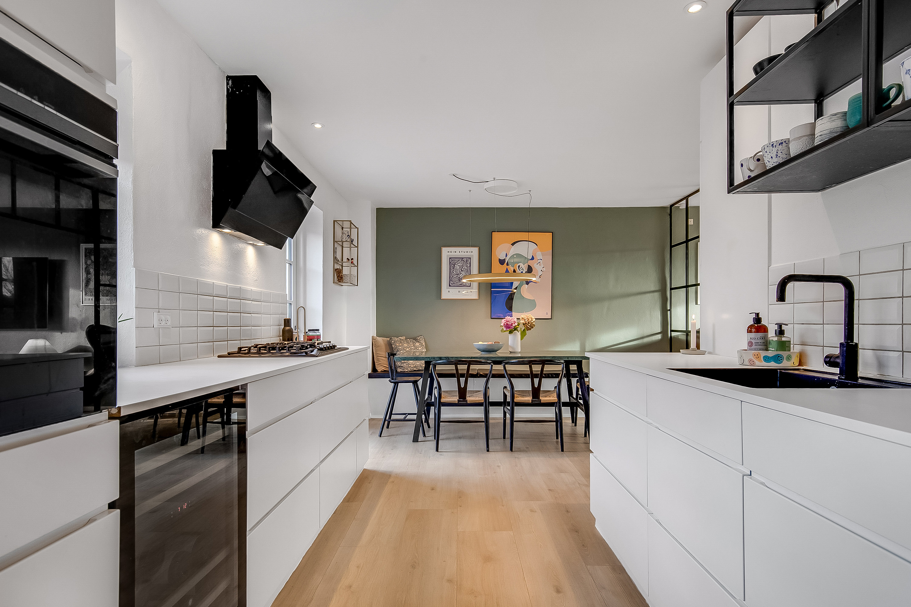 Rækkehus: Køkken alrum på Baggesensvej 1, 6000 Kolding