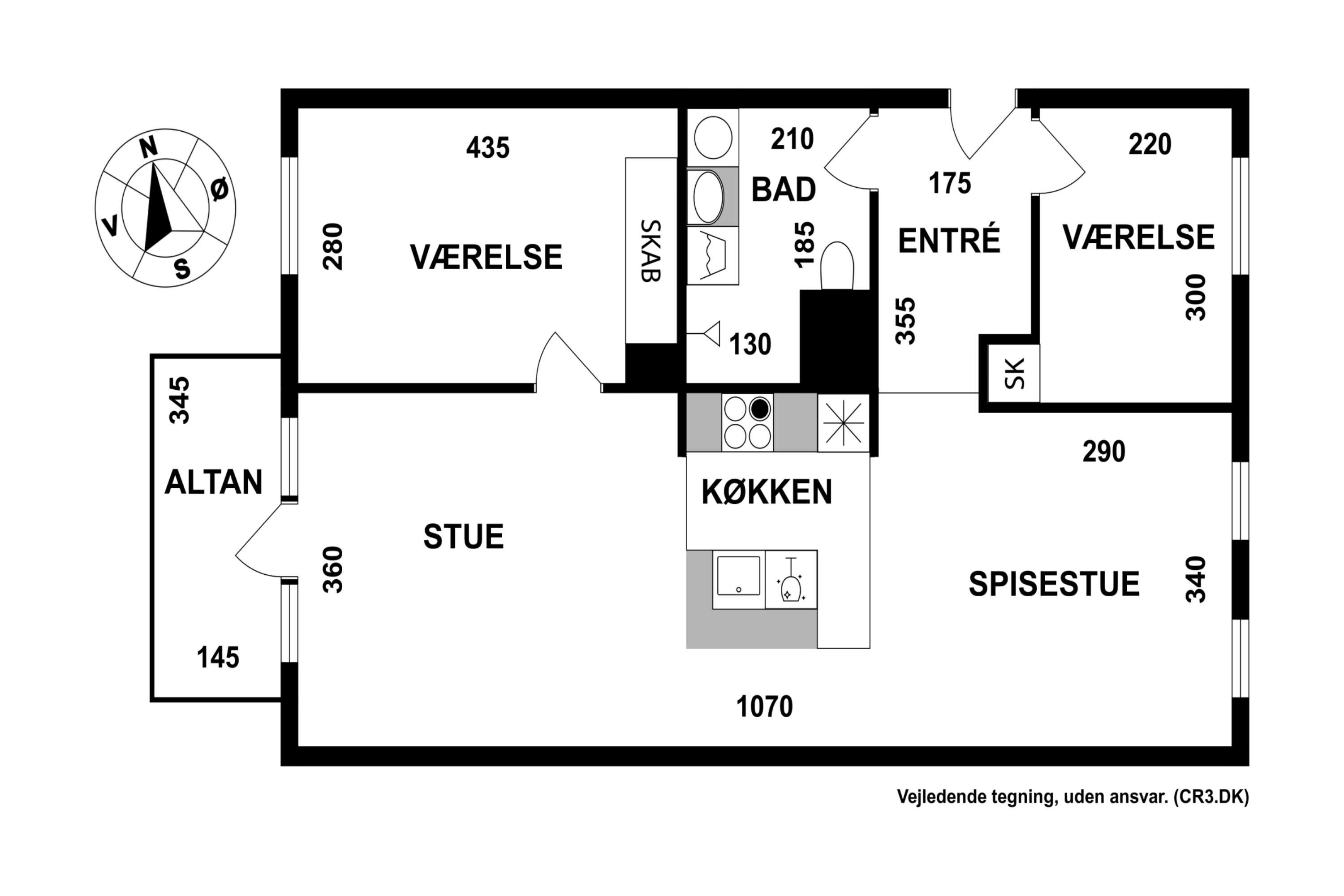 Plantegninger billede af Løgæblevej 3, 5. tv., 2500 Valby