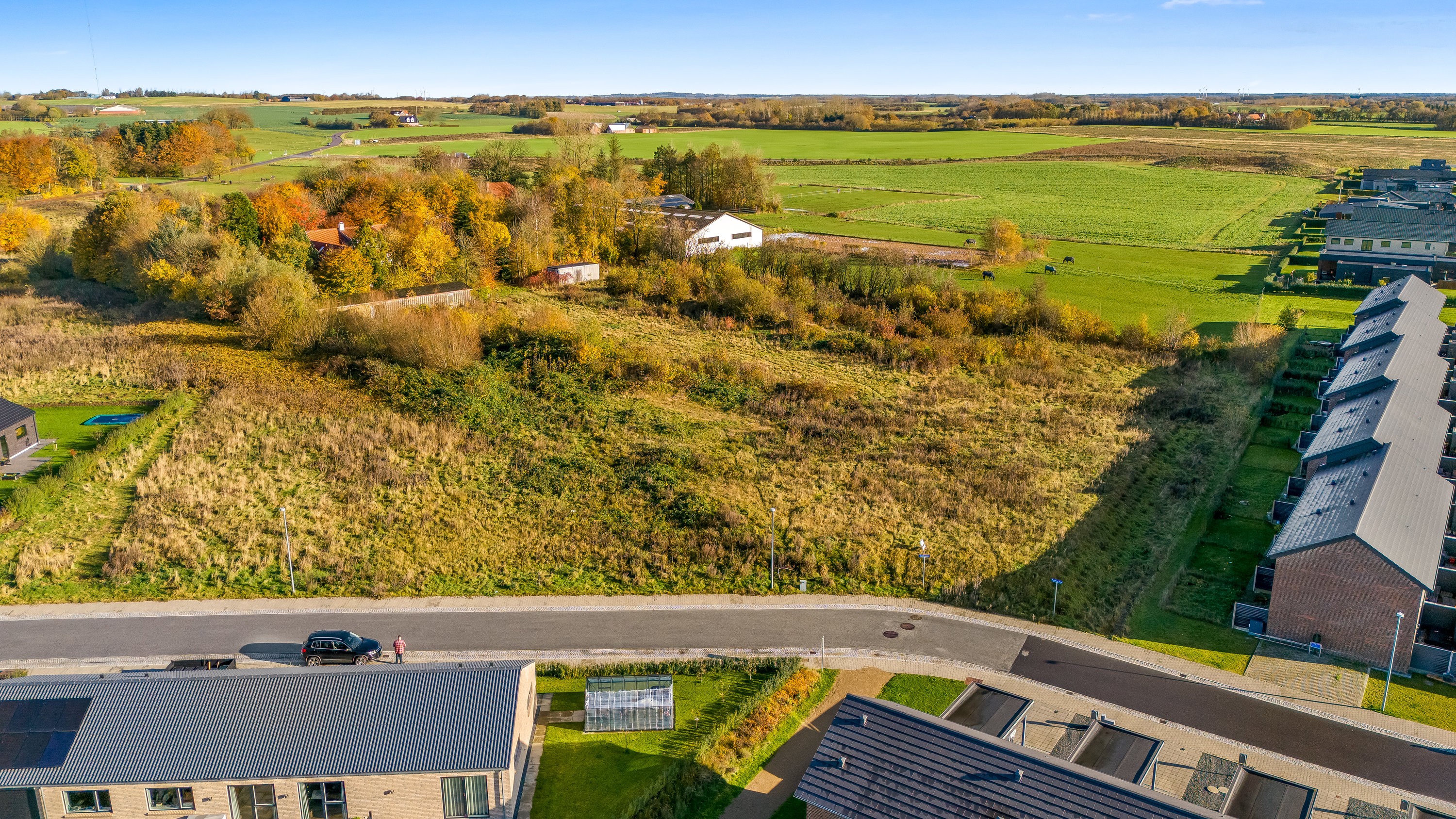 Fremhævet luftfoto billede i fuldskærmstilstand. Billede af Tvillingerne 2, Mejrup, 7500 Holstebro