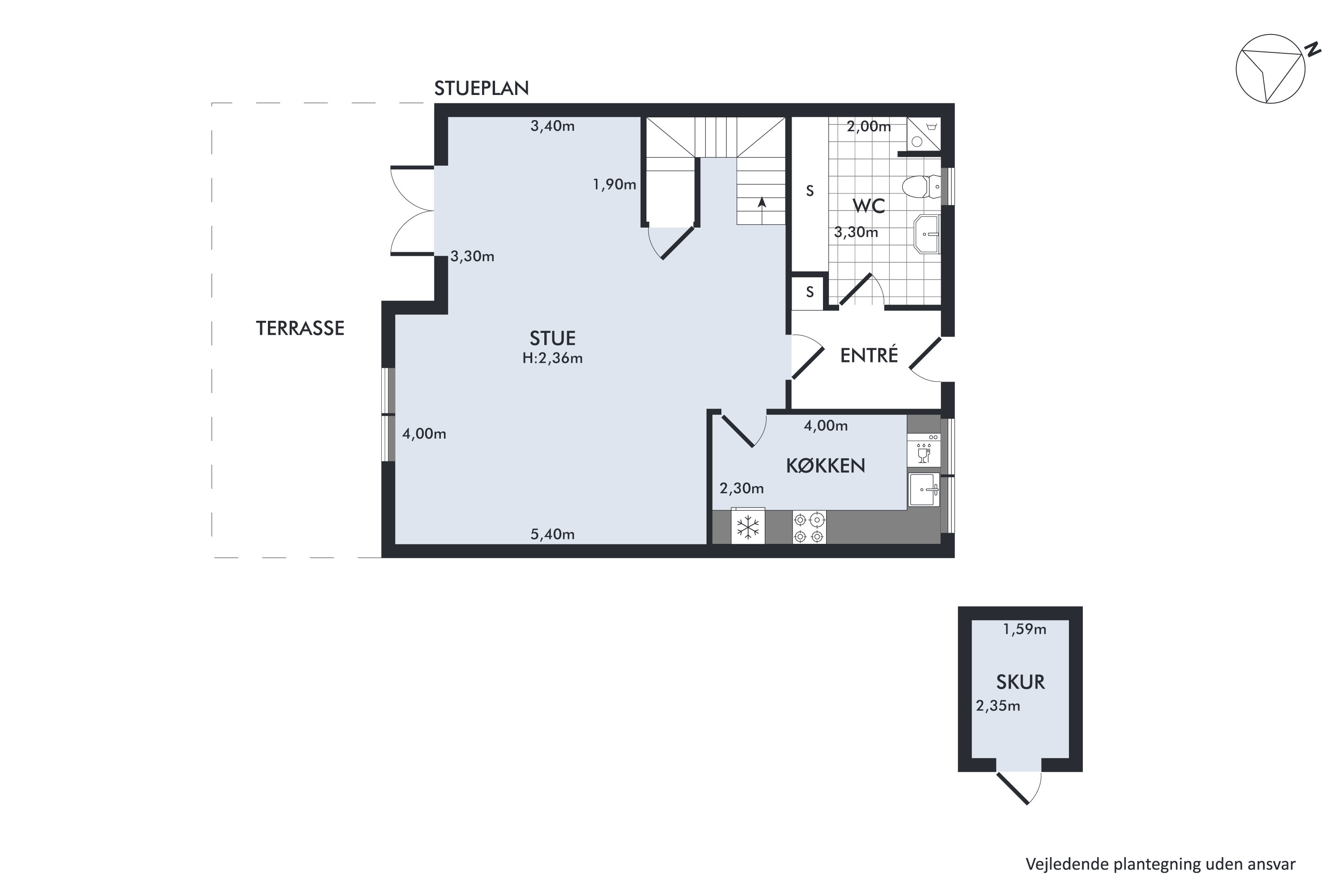 Plantegninger billede af Robinievej 61, 2620 Albertslund