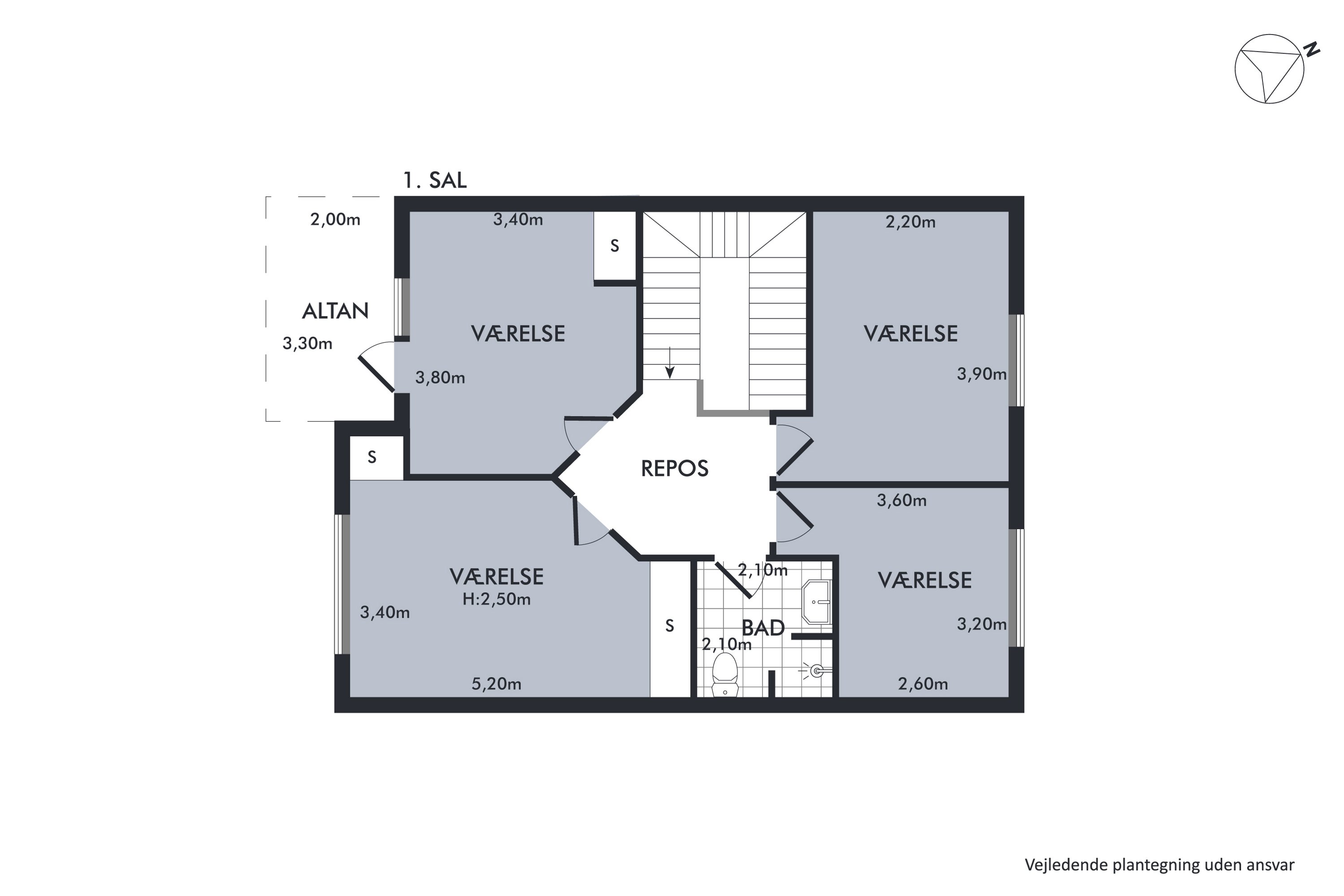 Plantegninger billede af Robinievej 61, 2620 Albertslund