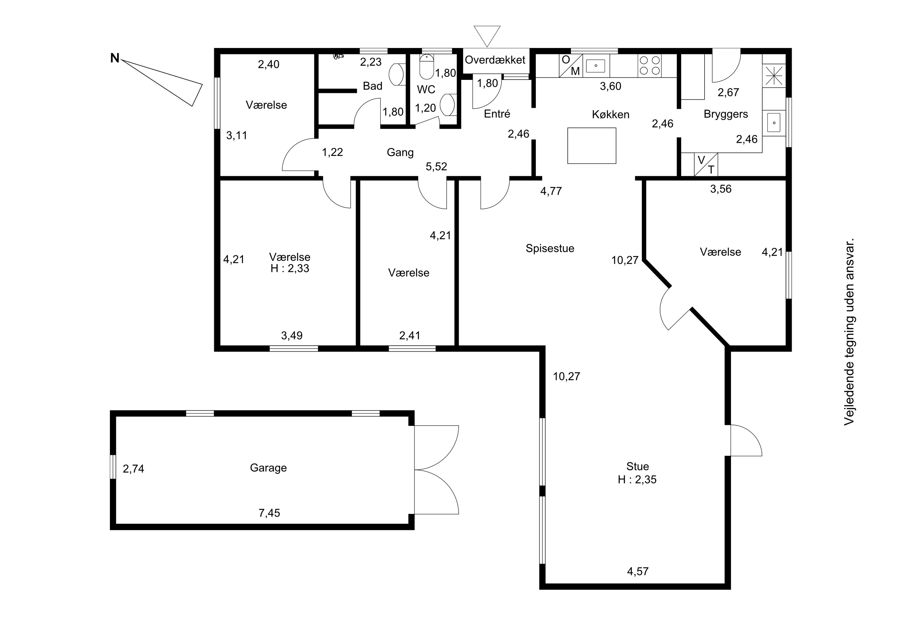 Plantegninger billede af Havrevænget 15, 4681 Herfølge