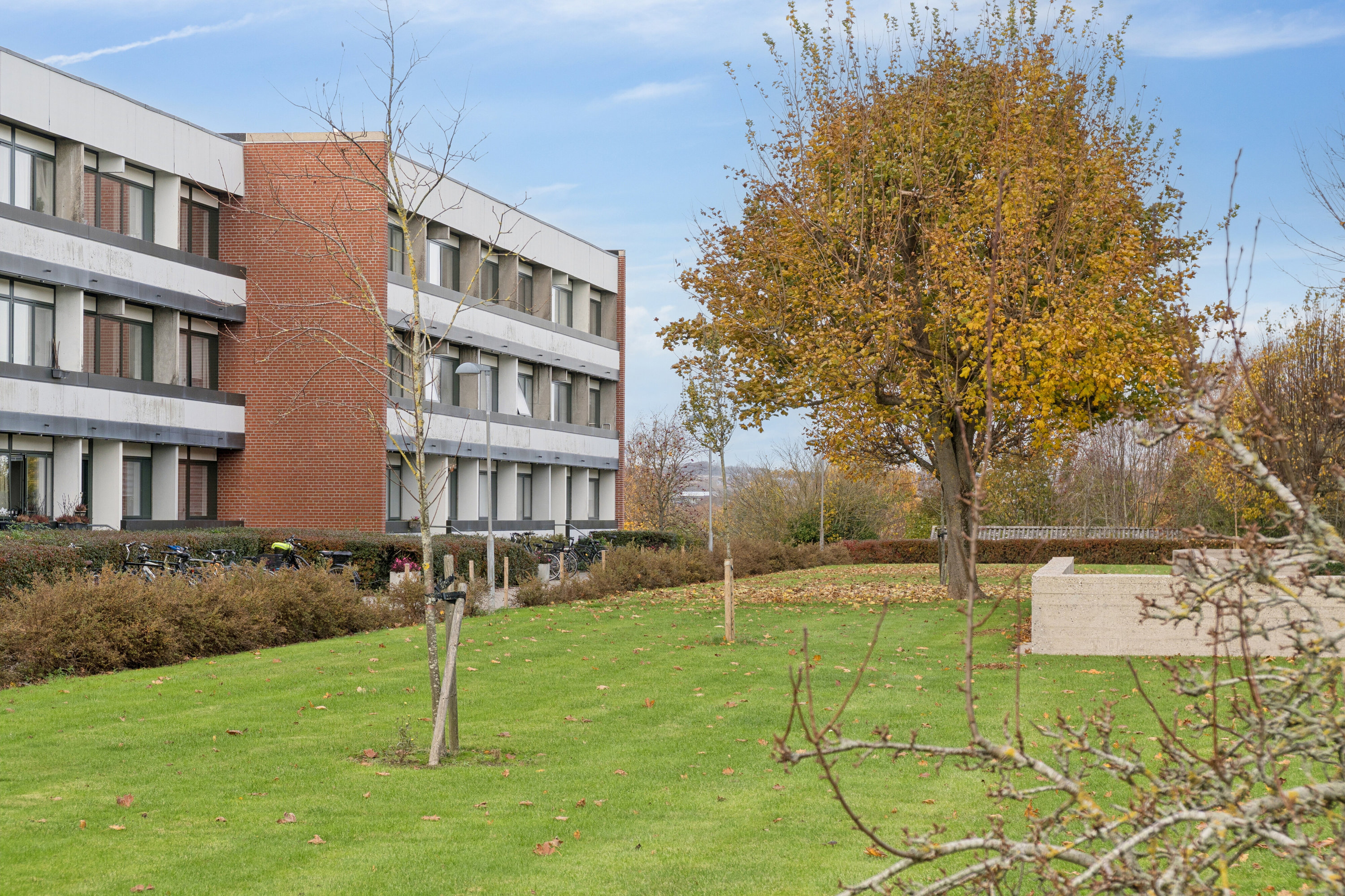 Fremhævet set fra haven billede i fuldskærmstilstand. Billede af Brobjerg Parkvej 63, 1. 1., 8250 Egå