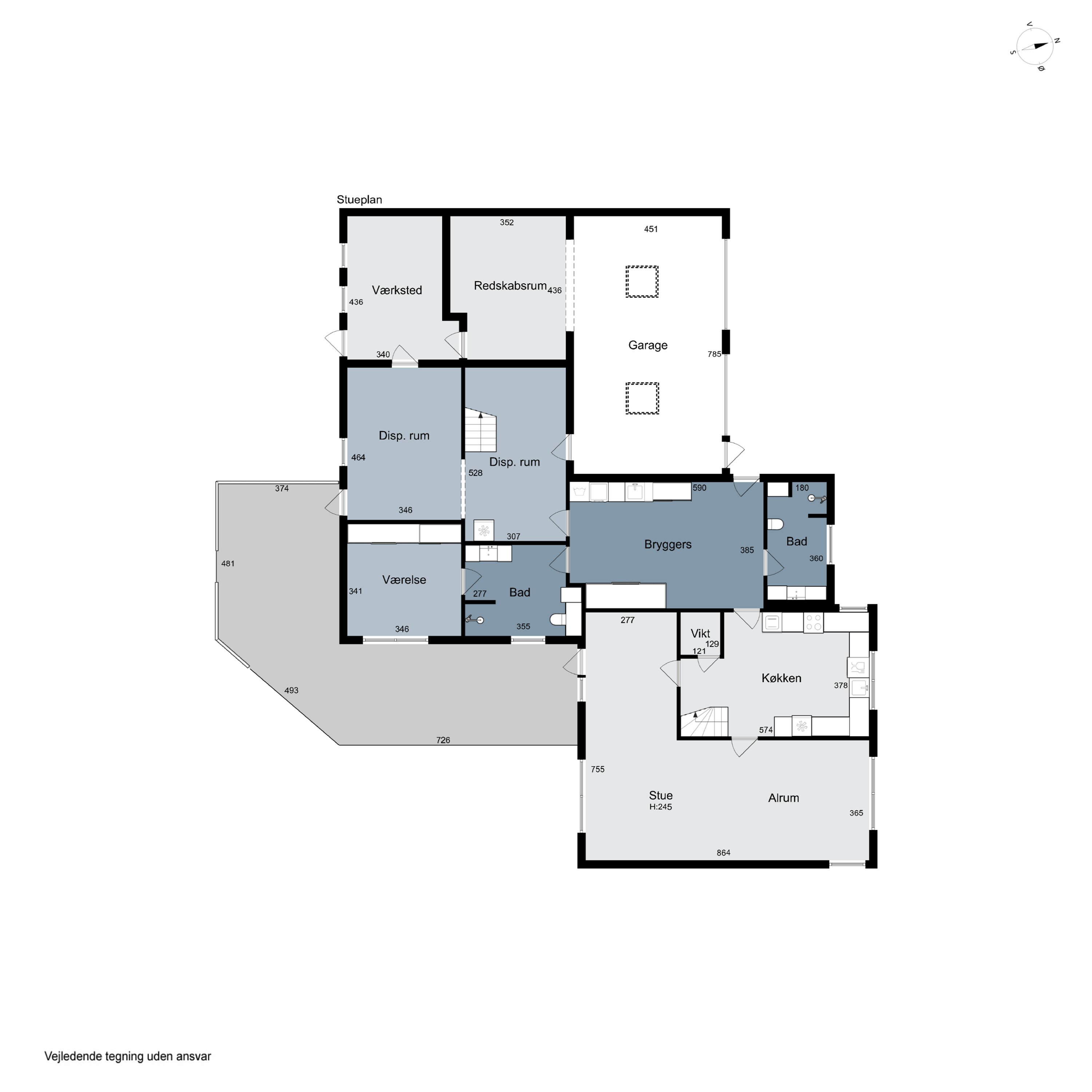 Plantegninger billede af Snedstedvej 33, Sundby, 7752 Snedsted