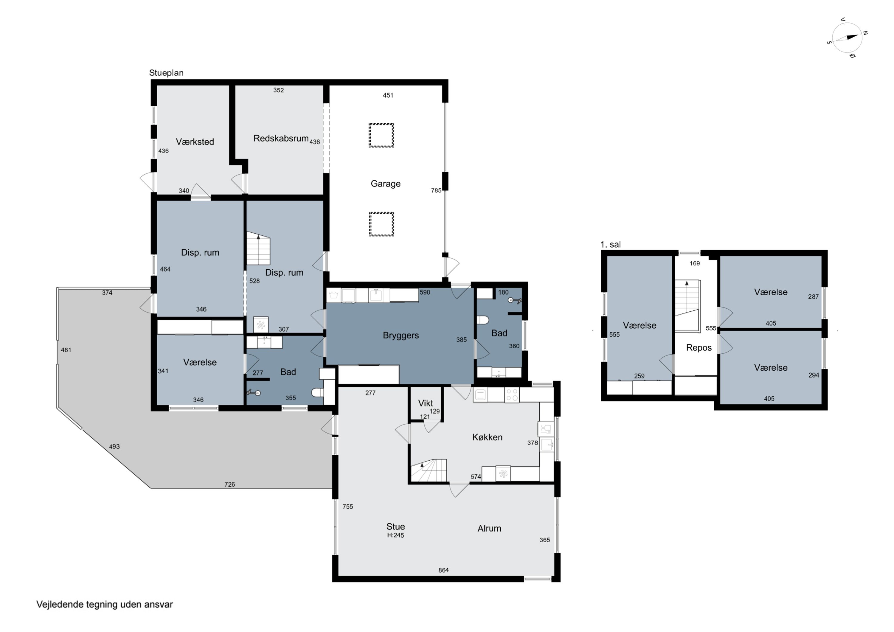 Plantegninger billede af Snedstedvej 33, Sundby, 7752 Snedsted