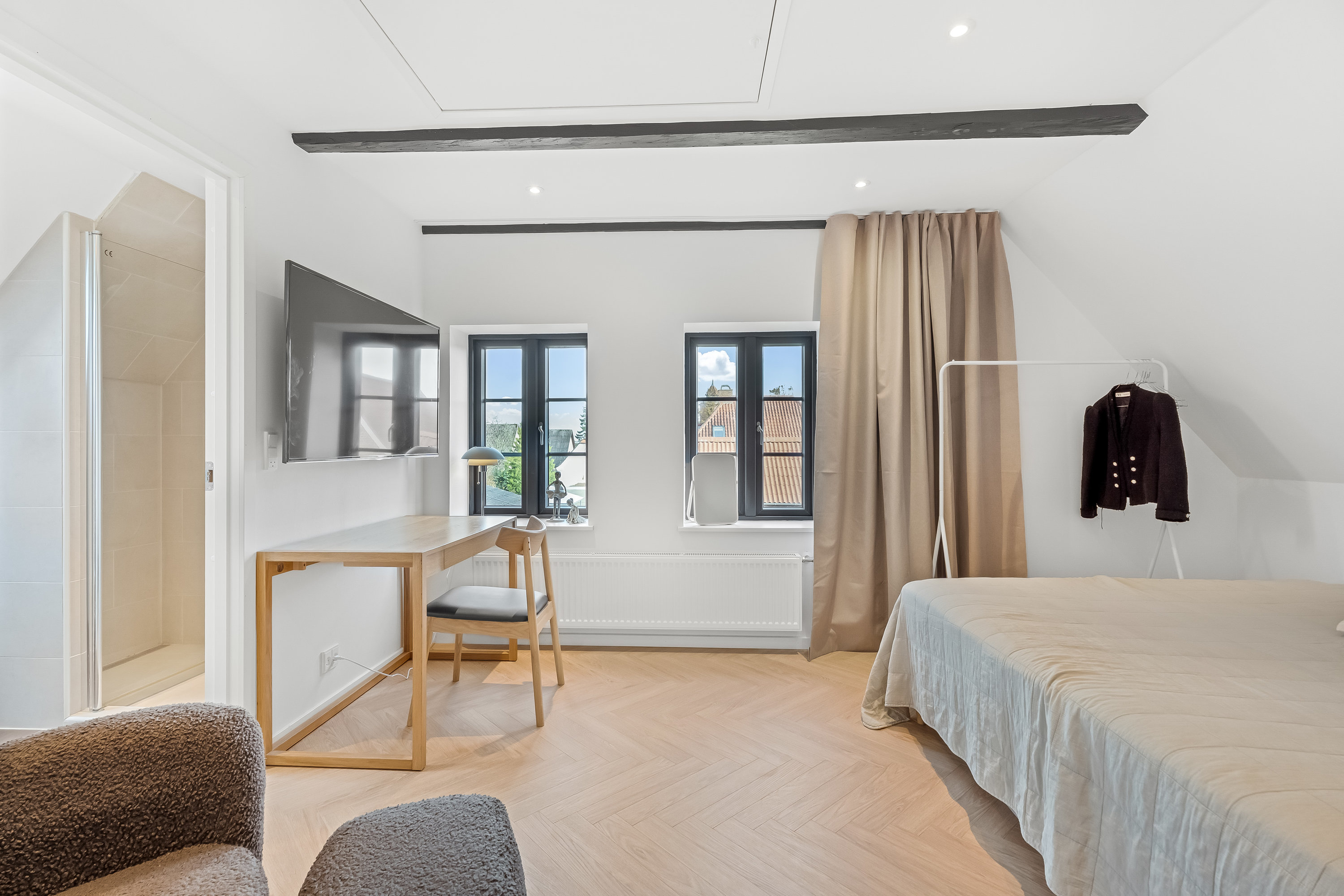 Fremhævet soveværelse billede i fuldskærmstilstand. Billede af Nr Alslev Langgade 62B, 4840 Nørre Alslev