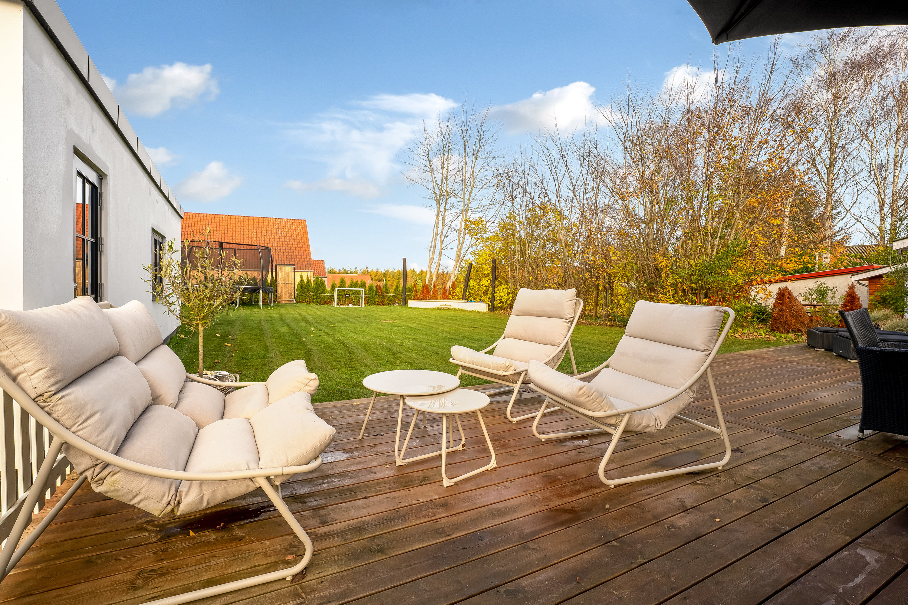 Fremhævet terrasse billede i fuldskærmstilstand. Billede af Nr Alslev Langgade 62B, 4840 Nørre Alslev