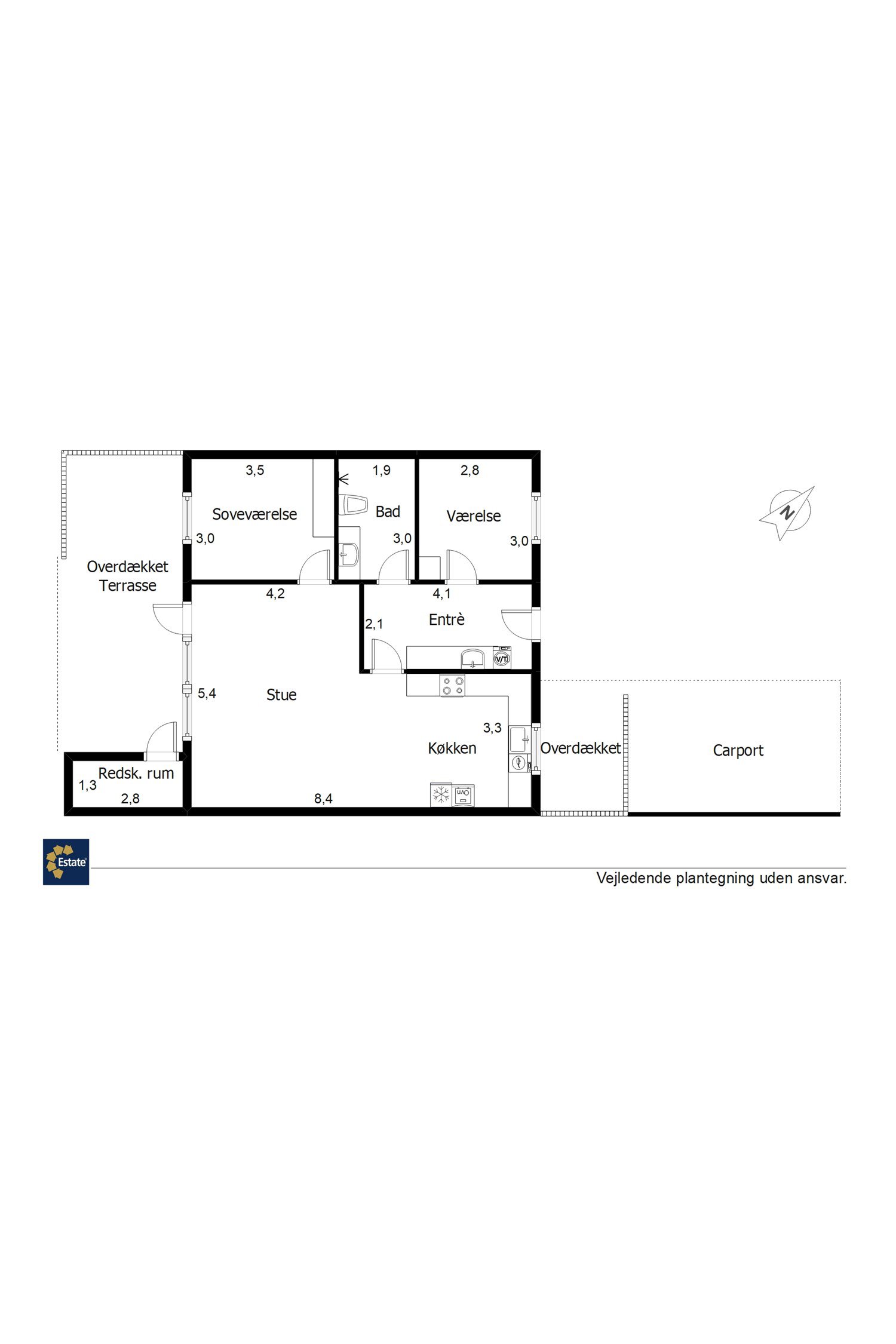 Plantegninger billede af Grønningen 2A, 7190 Billund