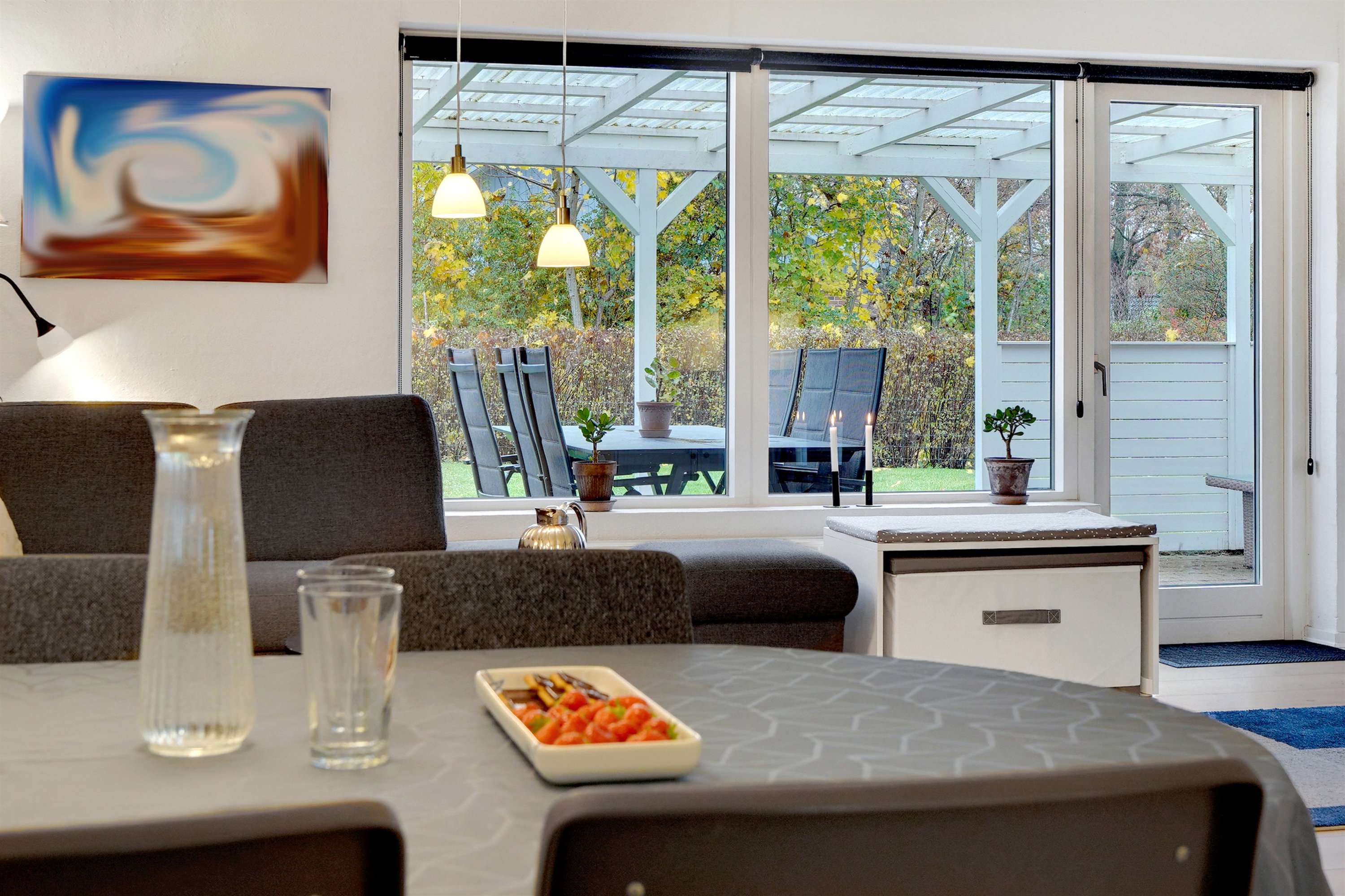 Fremhævet stue billede i fuldskærmstilstand. Billede af Grønningen 2A, 7190 Billund