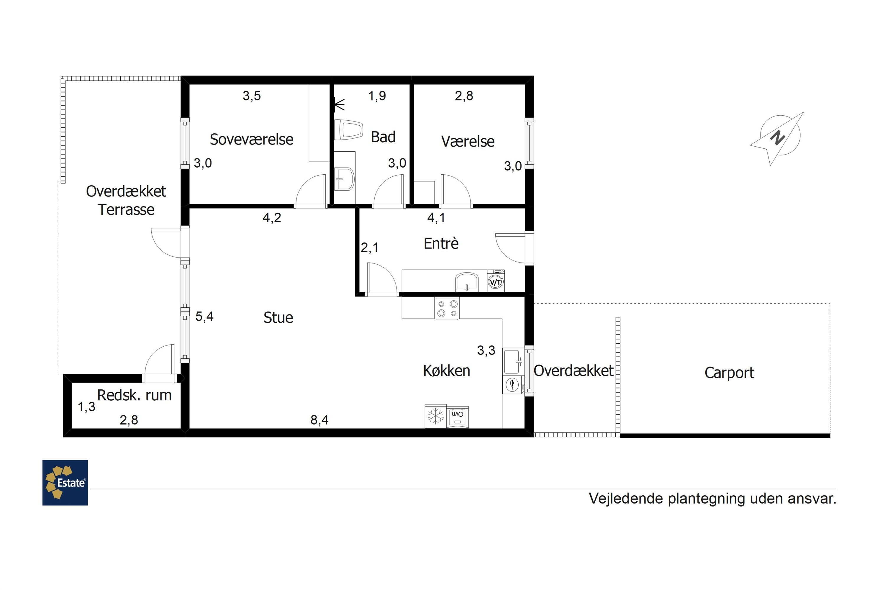 Plantegninger billede af Grønningen 2A, 7190 Billund