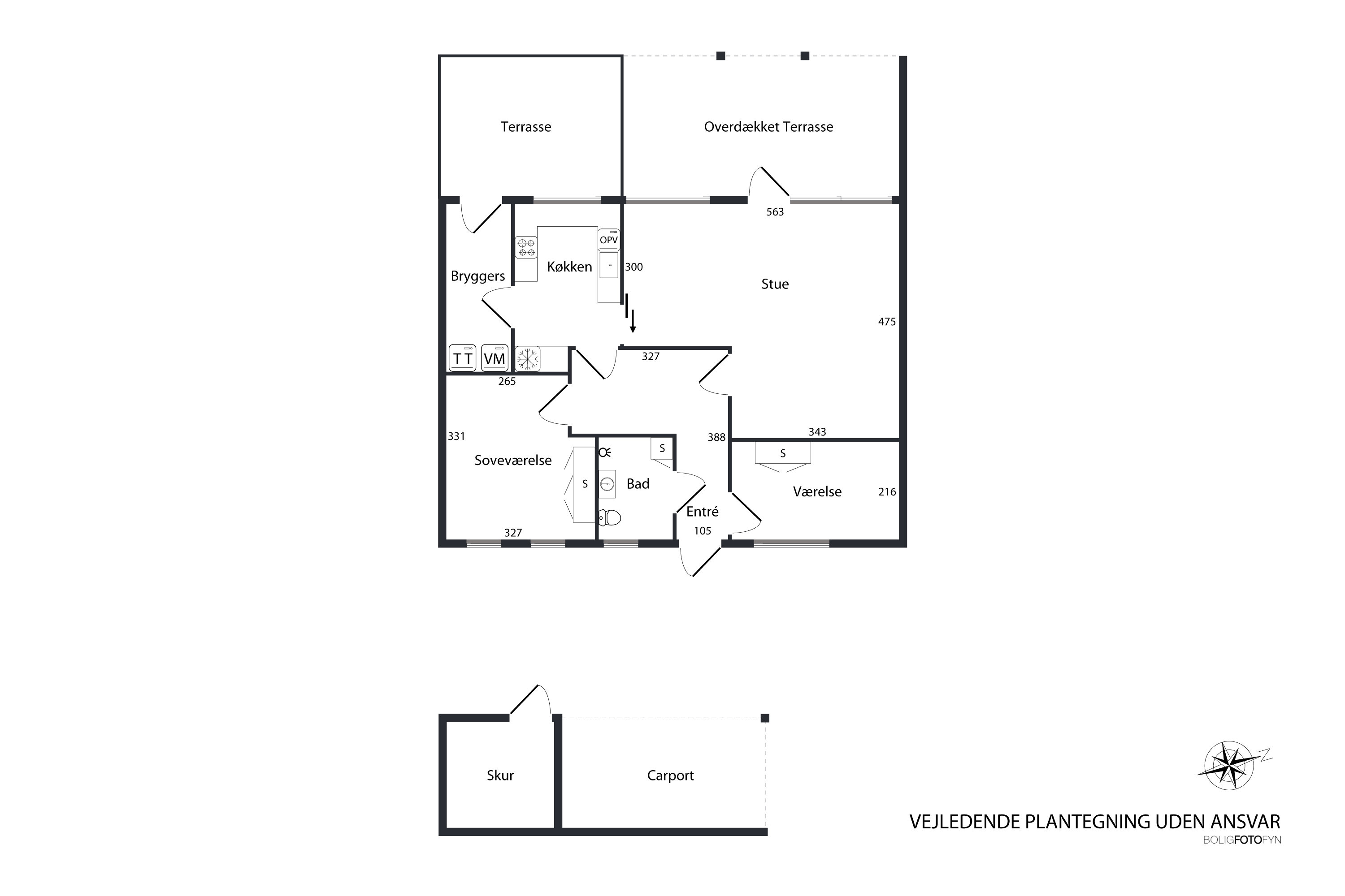 Plantegninger billede af Åsumvej 625, 5240 Odense NØ