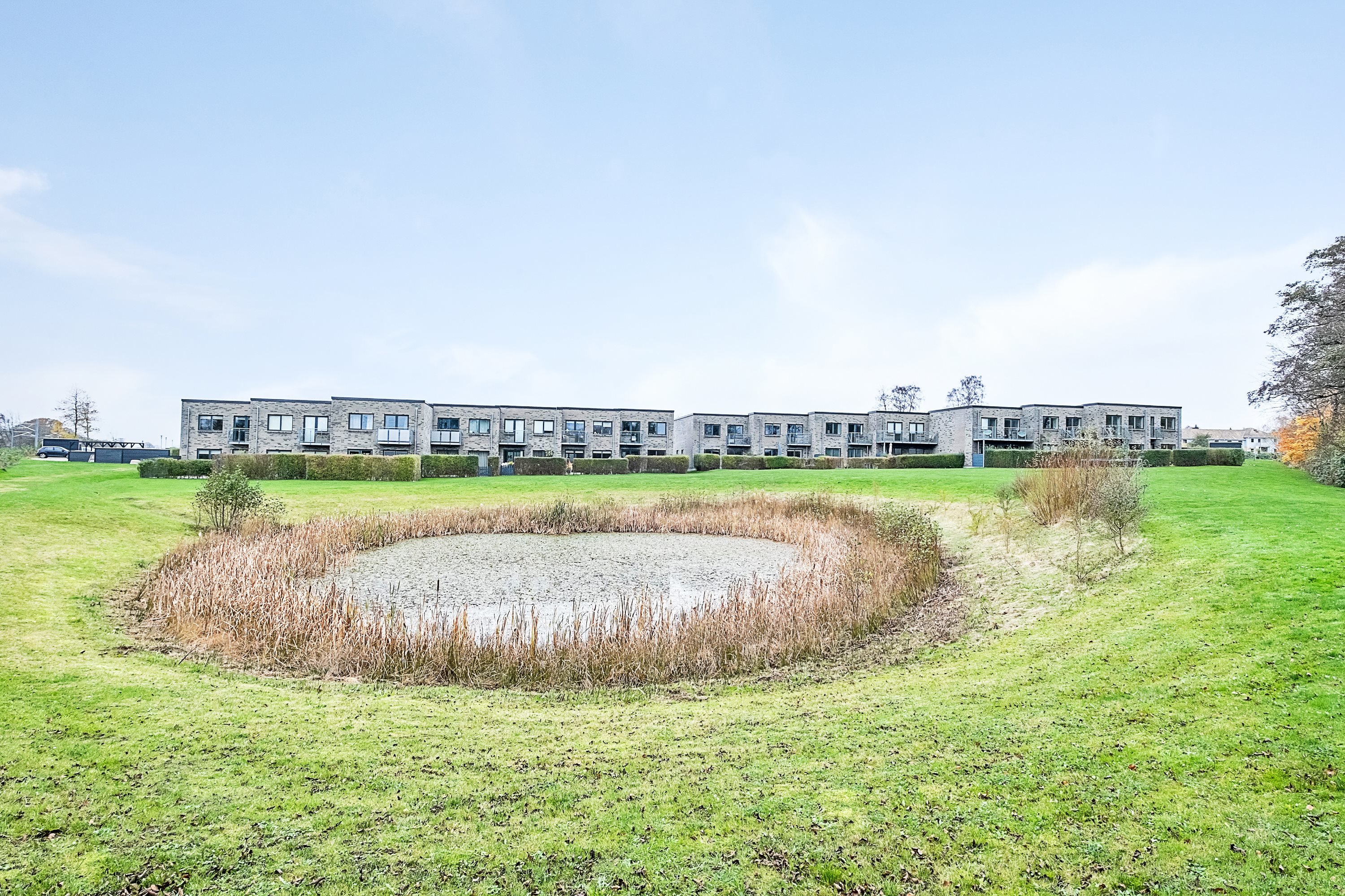 Fremhævet luftfoto billede i fuldskærmstilstand. Billede af Grønnehaven 9, 8520 Lystrup