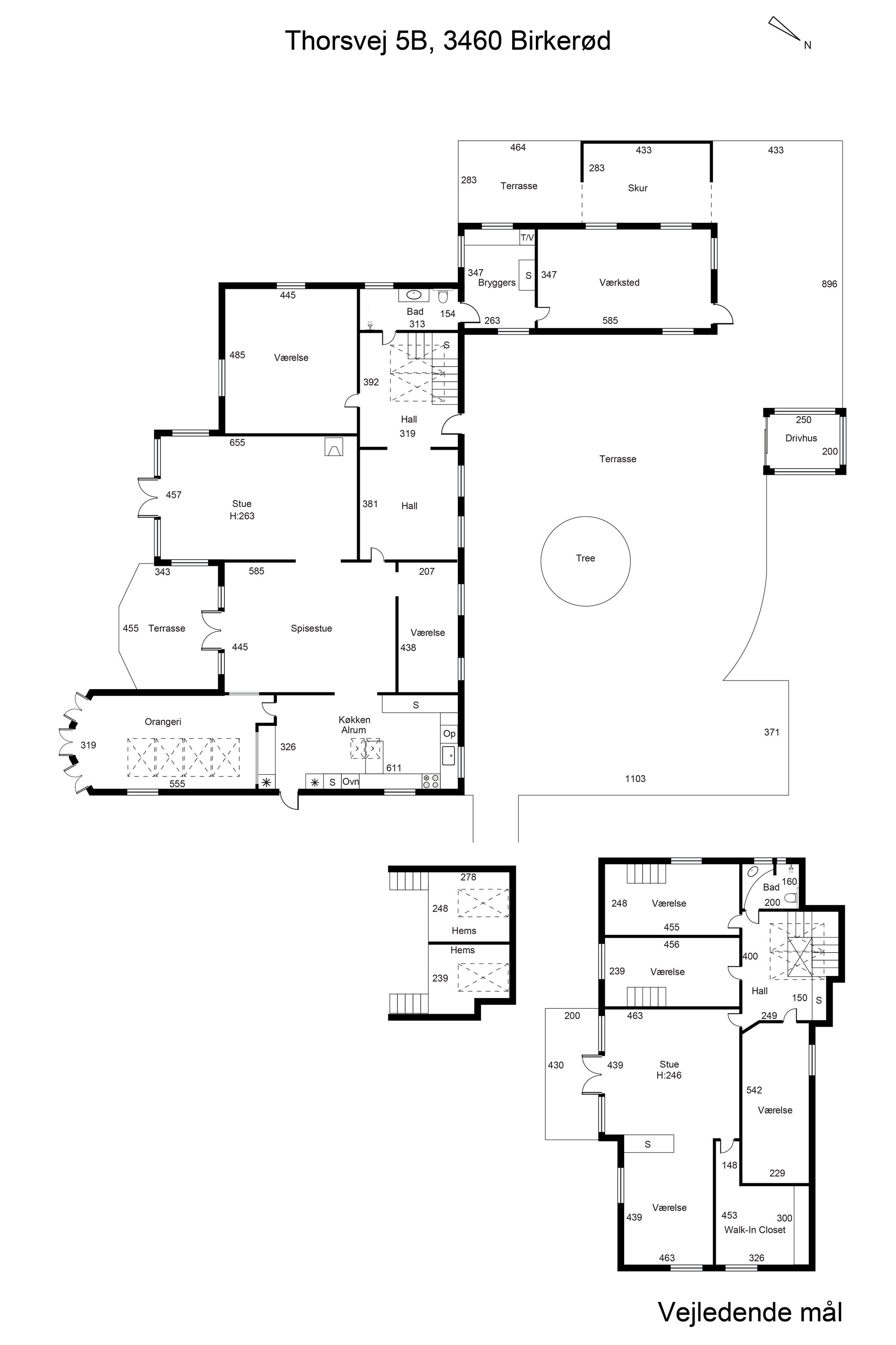 Plantegninger billede af Thorsvej 5B, 3460 Birkerød
