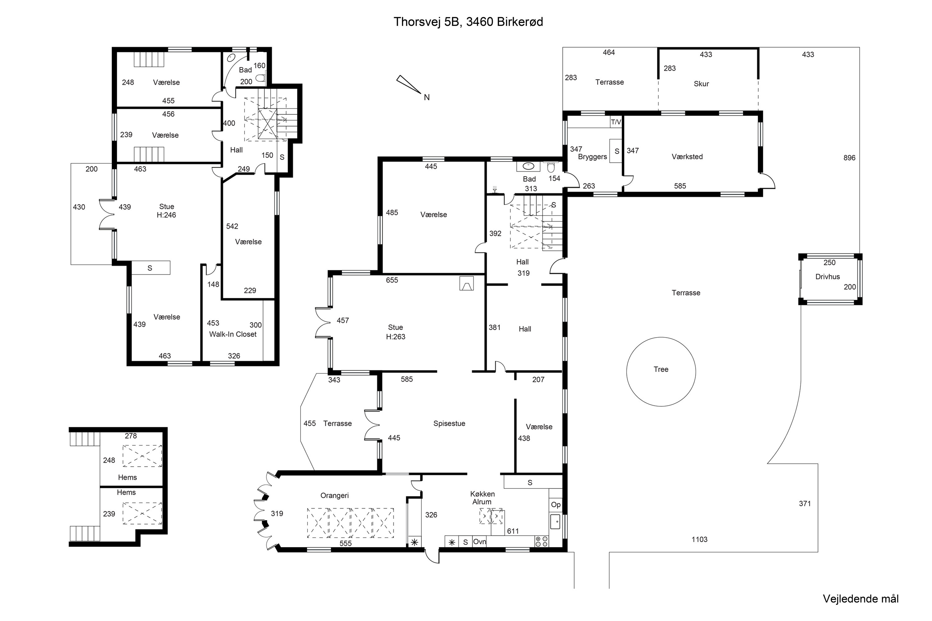 Plantegninger billede af Thorsvej 5B, 3460 Birkerød