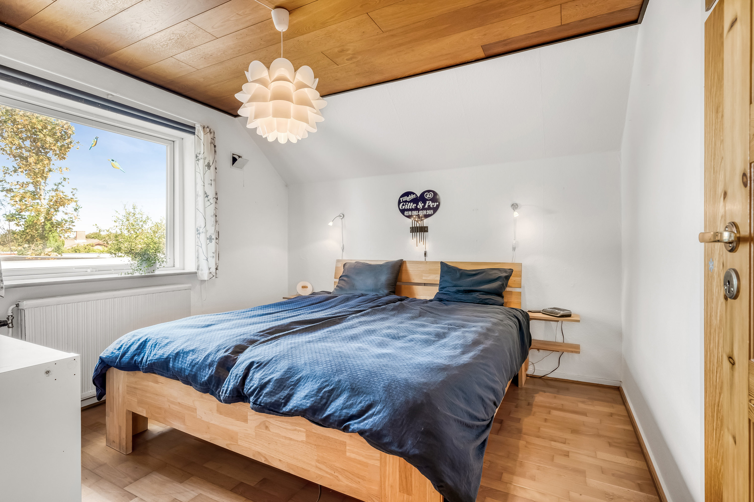 Fremhævet soveværelse billede i fuldskærmstilstand. Billede af Ny Sognstrupvej 11, Nr Felding, 7500 Holstebro