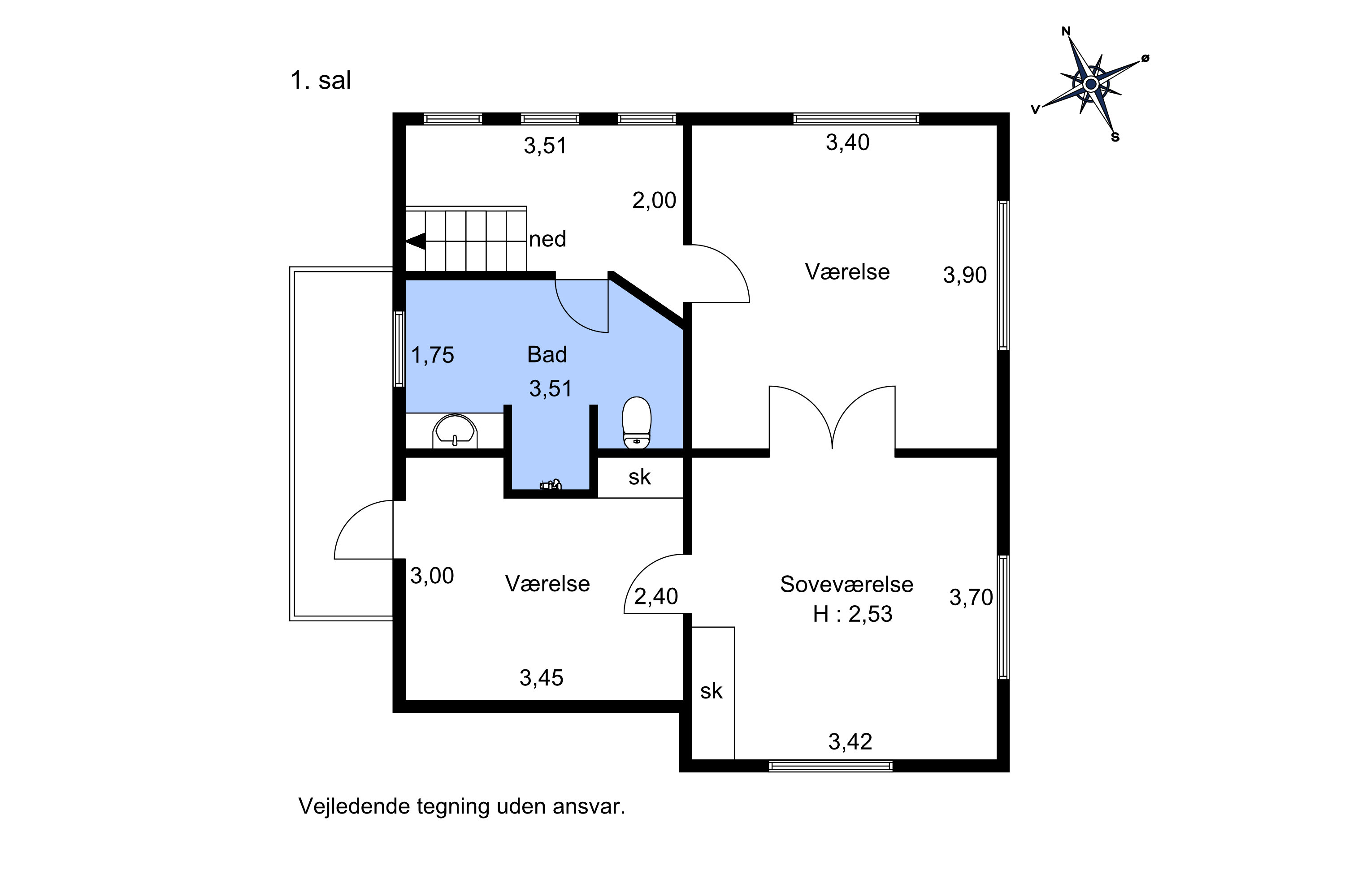 Plantegninger billede af Klintevej 9, 5300 Kerteminde