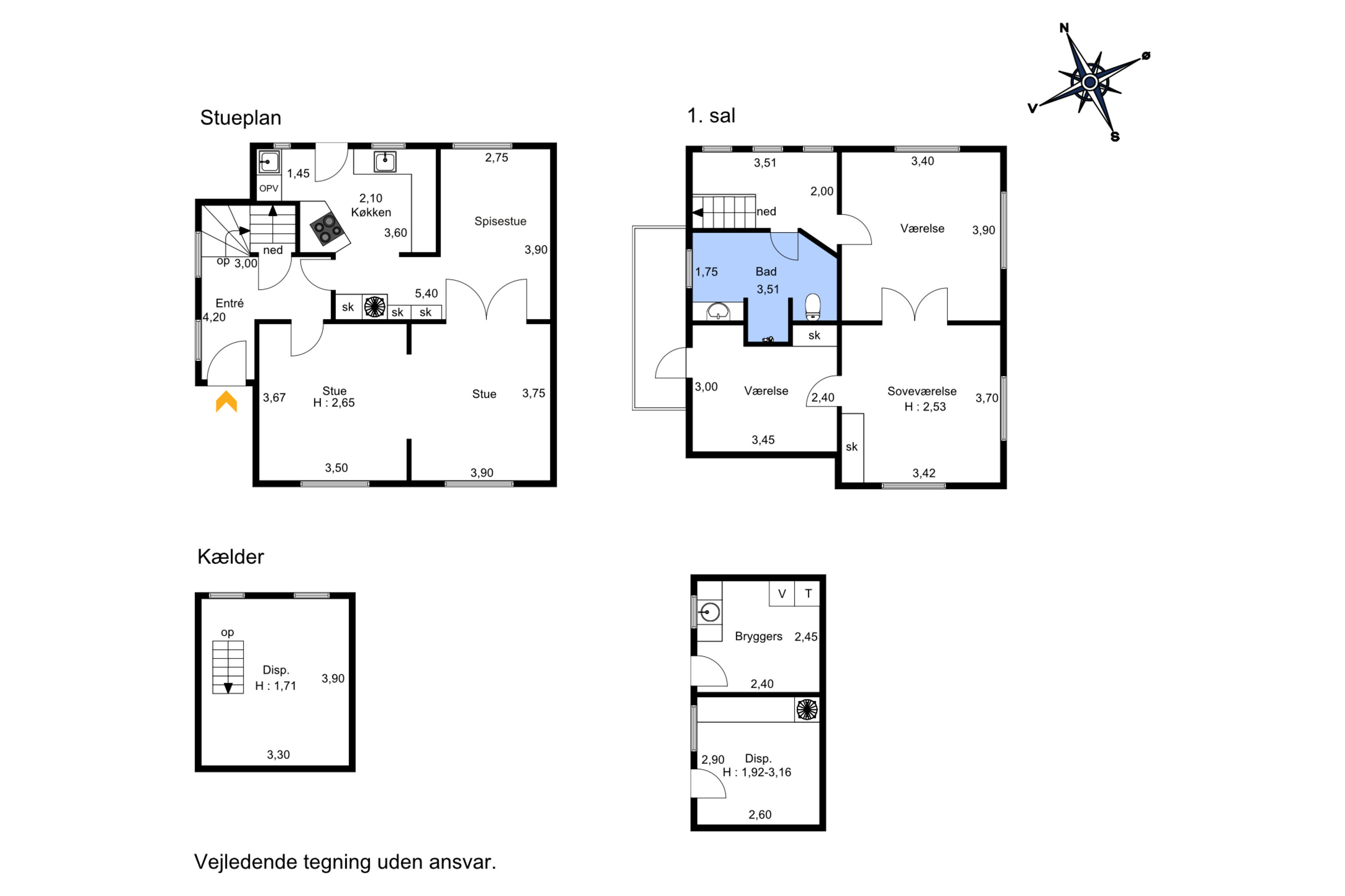 Plantegninger billede af Klintevej 9, 5300 Kerteminde