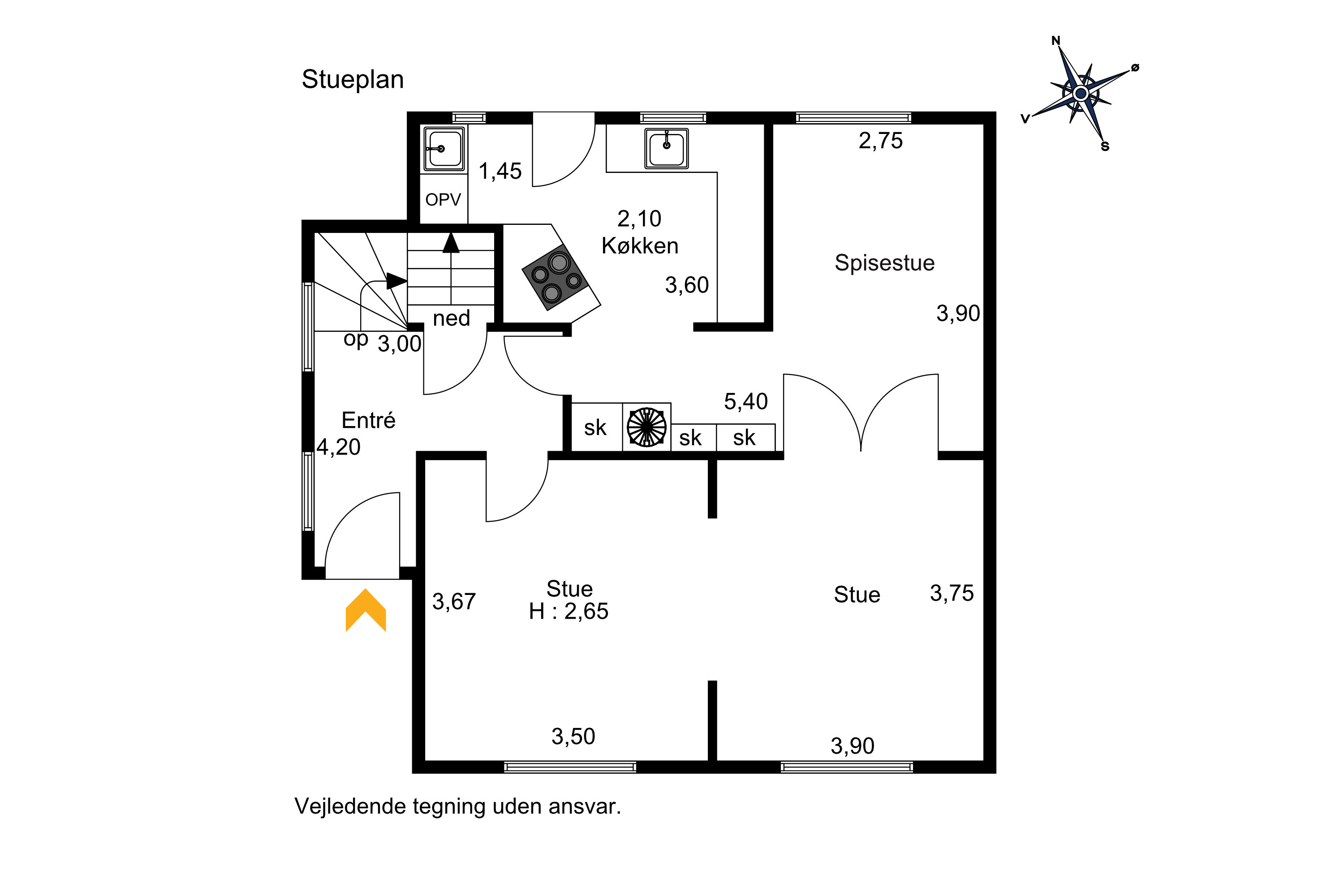 Plantegninger billede af Klintevej 9, 5300 Kerteminde