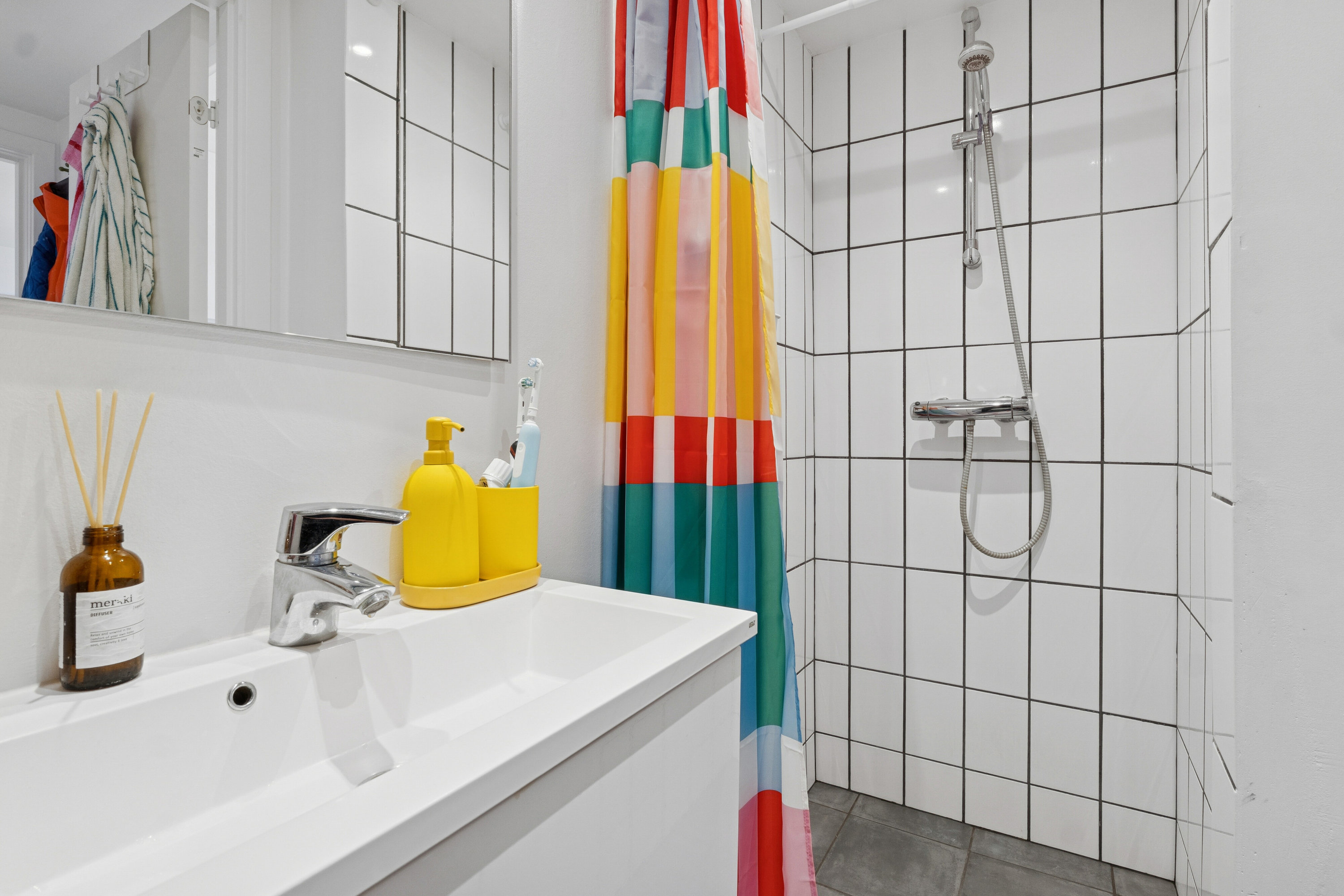 Fremhævet badeværelse billede i fuldskærmstilstand. Billede af Randersvej 63, 2., 8200 Aarhus N