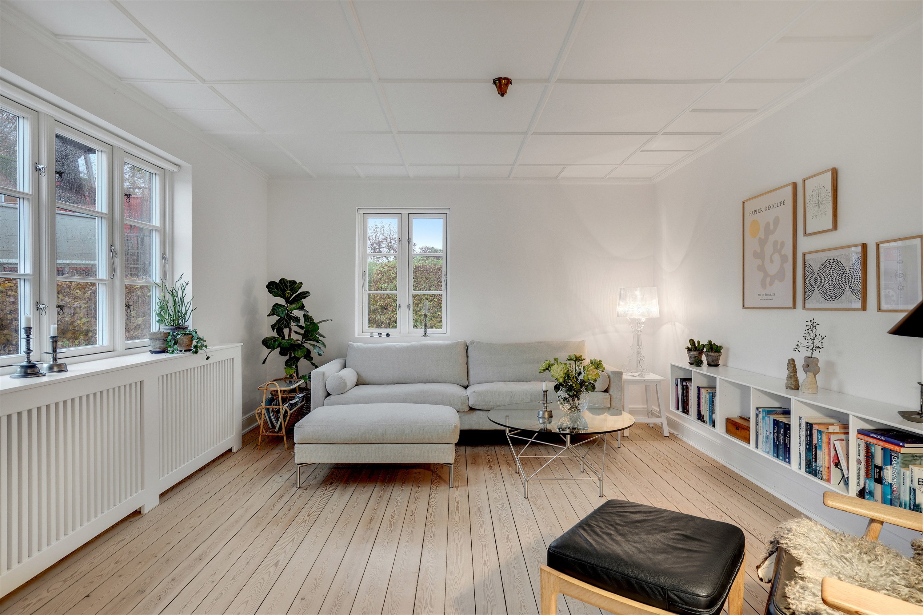 Fremhævet stue billede i fuldskærmstilstand. Billede af De Lichtenbergs Vej 22, Nørup, 7182 Bredsten