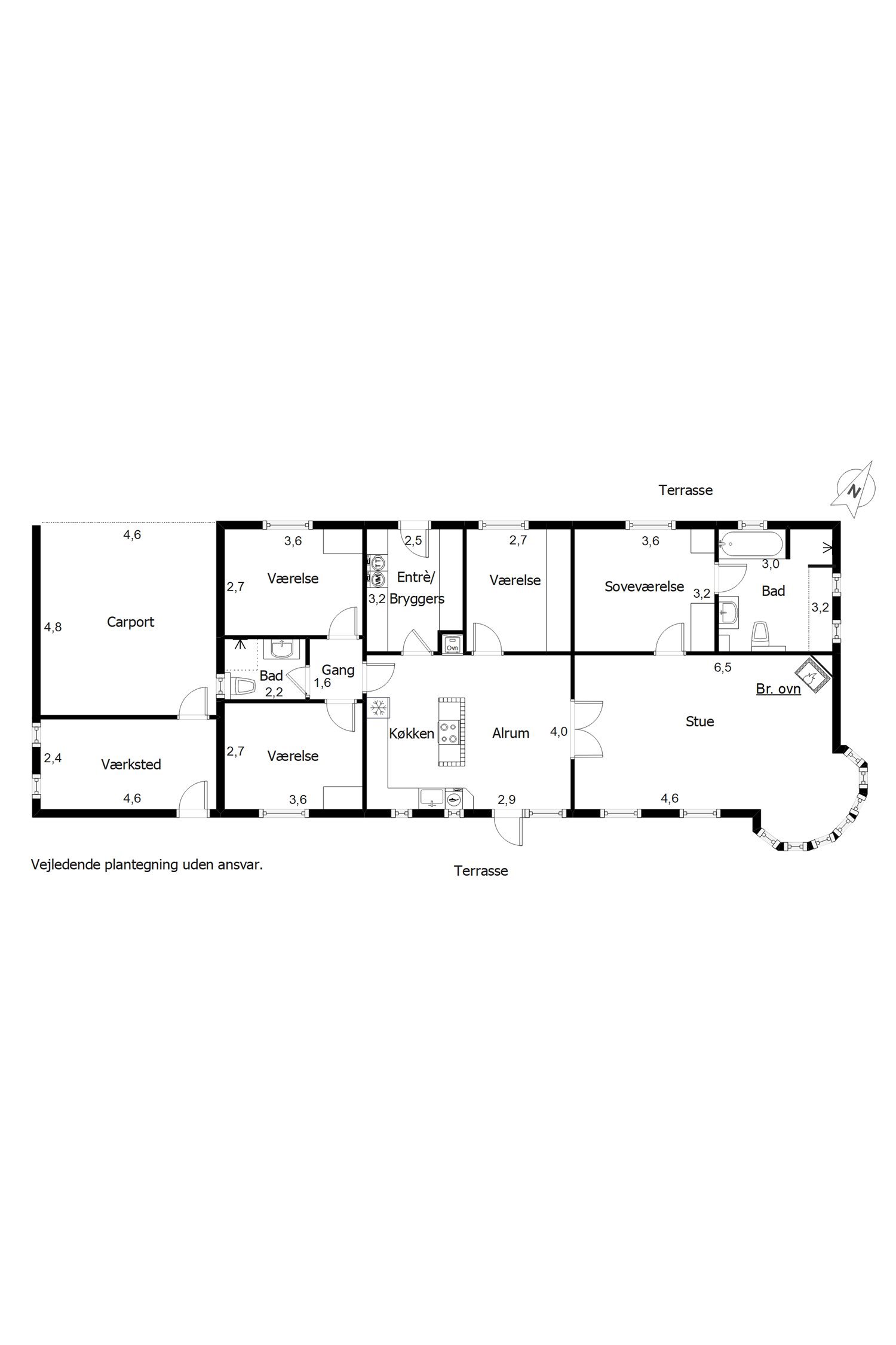 Plantegninger billede af Markskellet 43, 7190 Billund